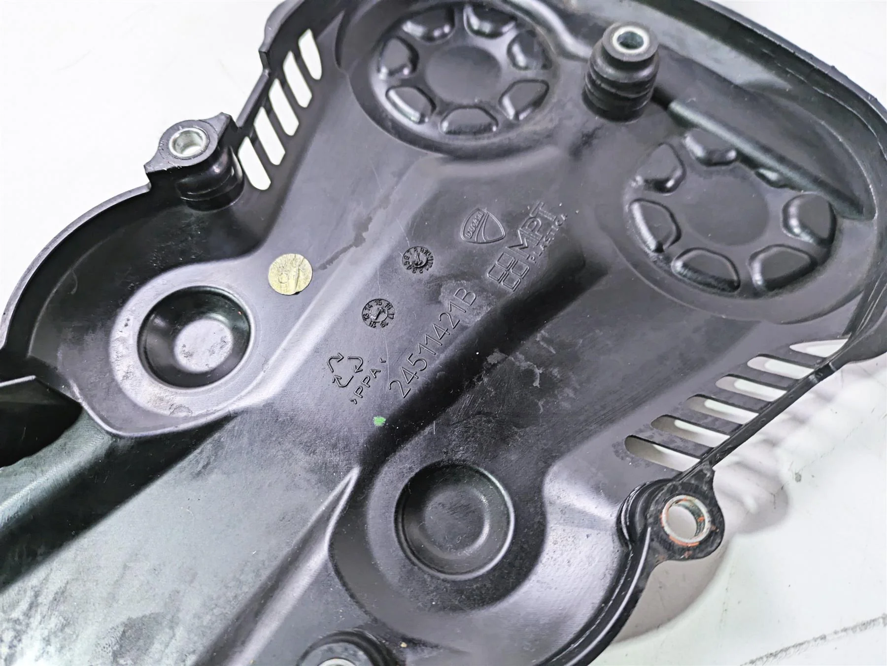2017 Ducati Monster 1200 S Frame Engine Timing Cover Infill Cover Set 4601E212B - Image 7