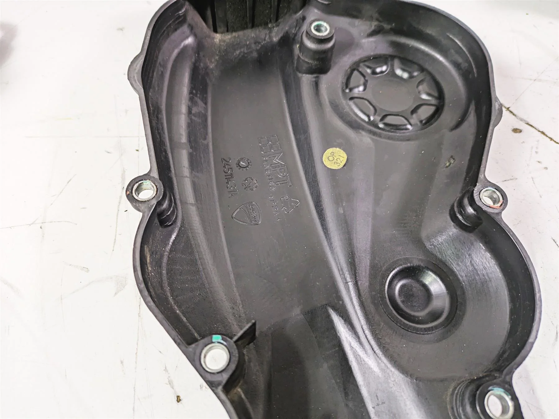 2017 Ducati Monster 1200 S Frame Engine Timing Cover Infill Cover Set 4601E212B - Image 8