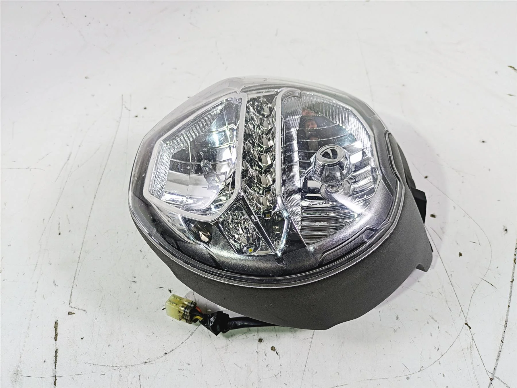 2017 Ducati Monster 1200 S Headlight Head Light & Mounts 52010381BA - Image 2