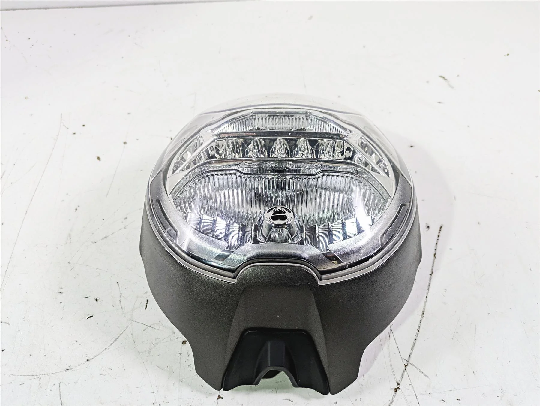2017 Ducati Monster 1200 S Headlight Head Light & Mounts 52010381BA - Image 3