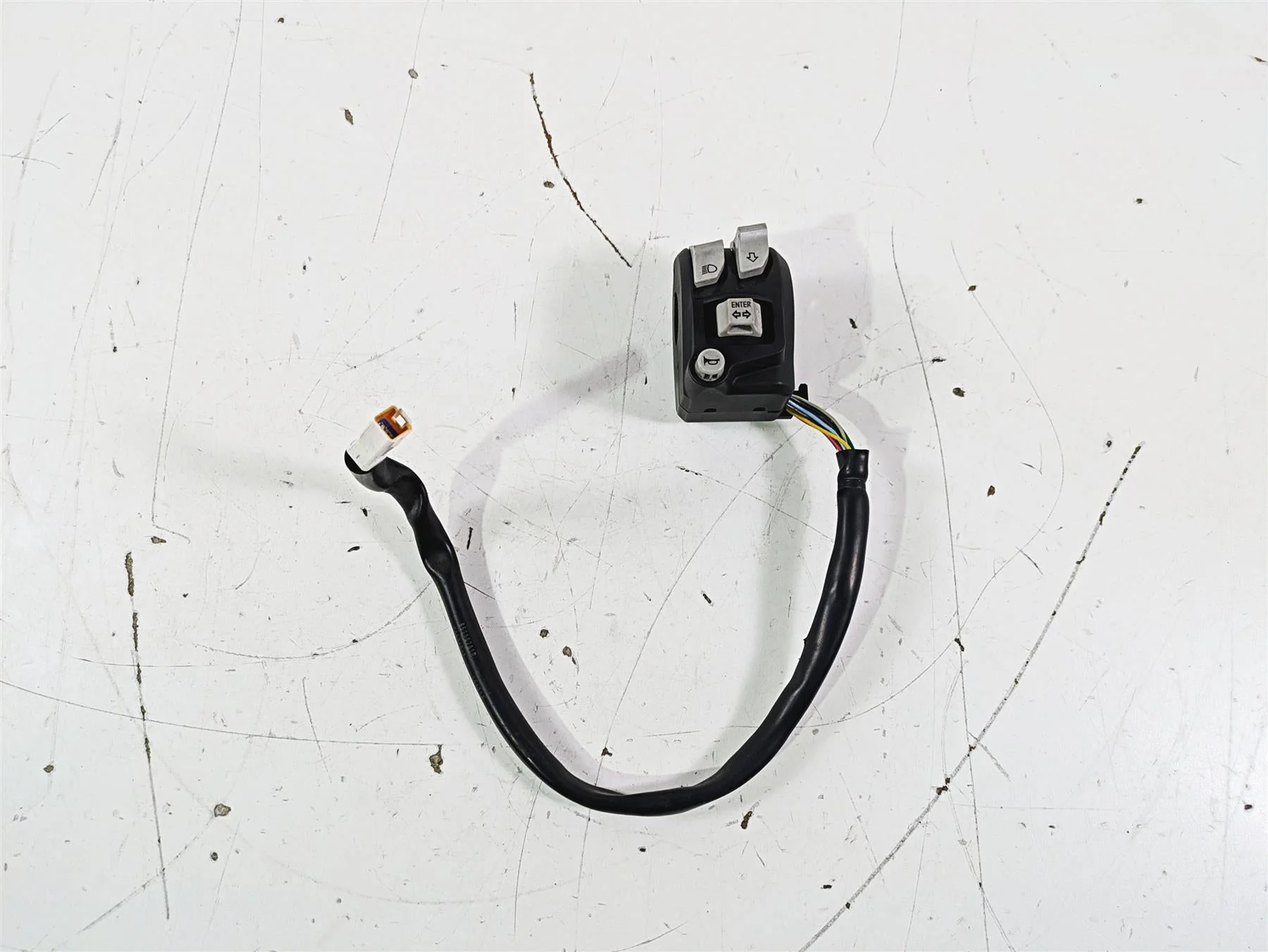 2017 Ducati Monster 1200 S Left Hand Control Switch Light READ 65110281B - Image 5
