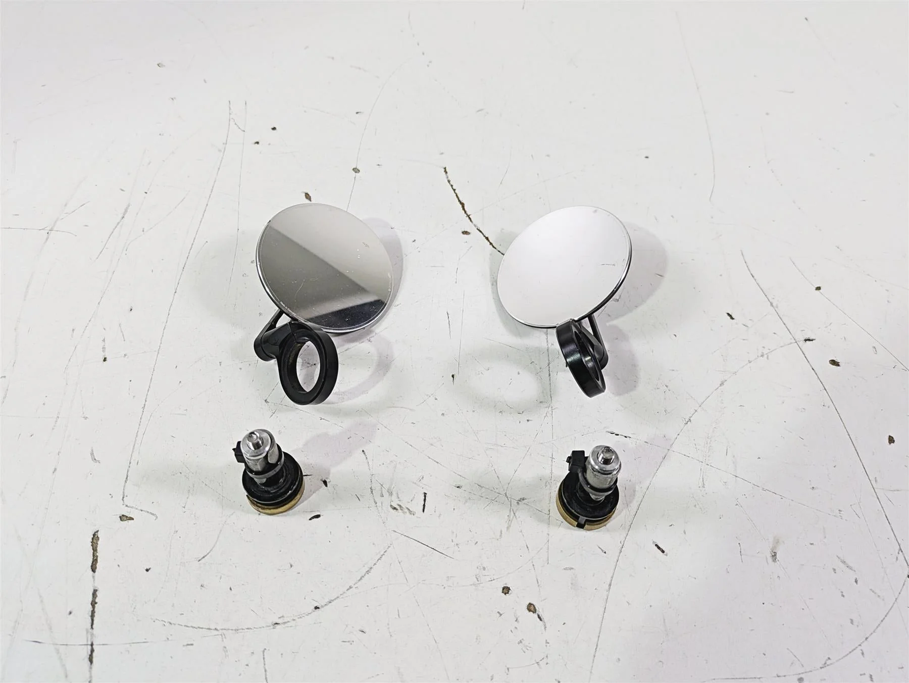 2017 Ducati Monster 1200 S Motogadged End Bar Round Mirror Set 68450 - Image 2