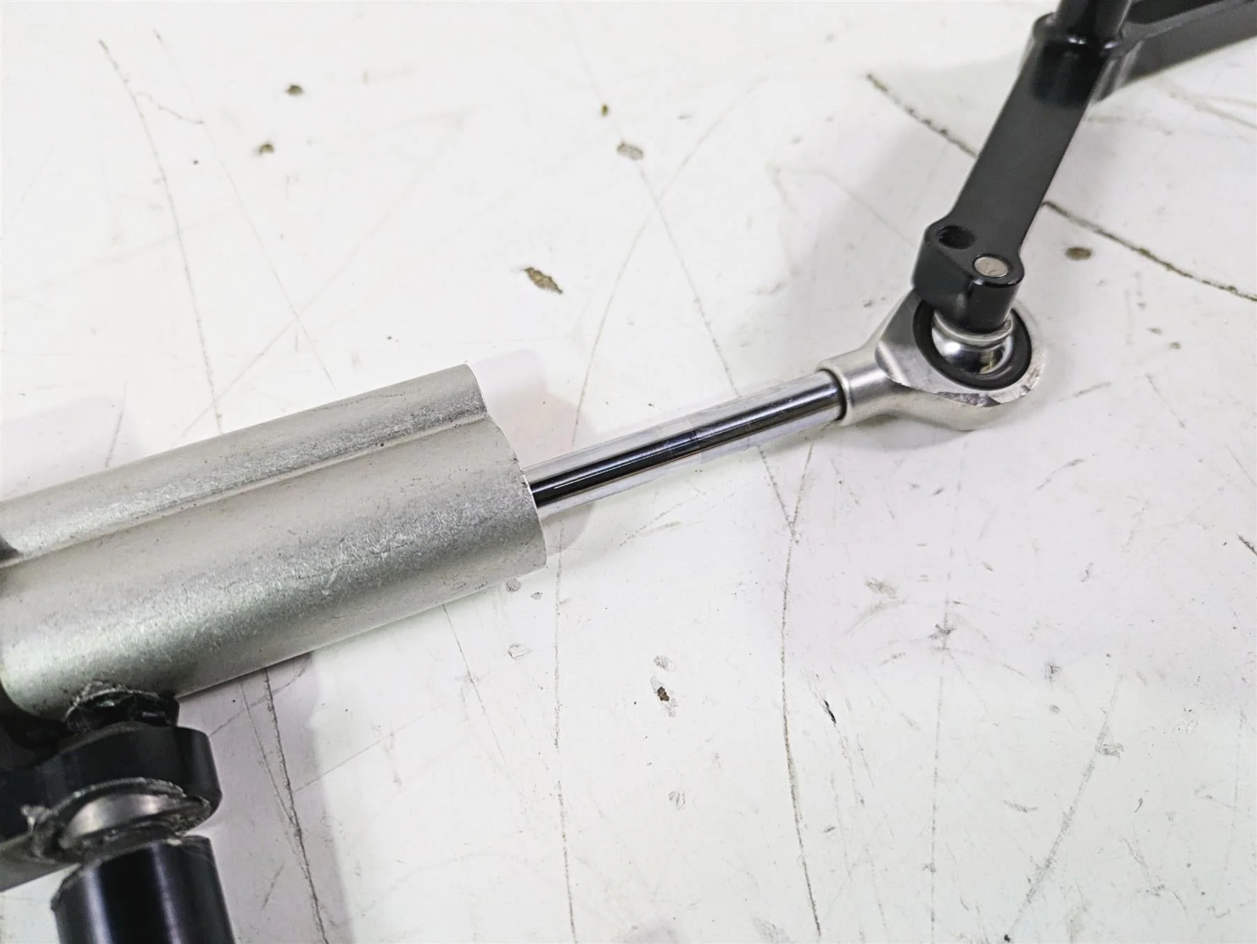 2017 Ducati Monster 1200 S Ohlins Steering Damper Stabilizer & Ducabike Mounts - Image 12