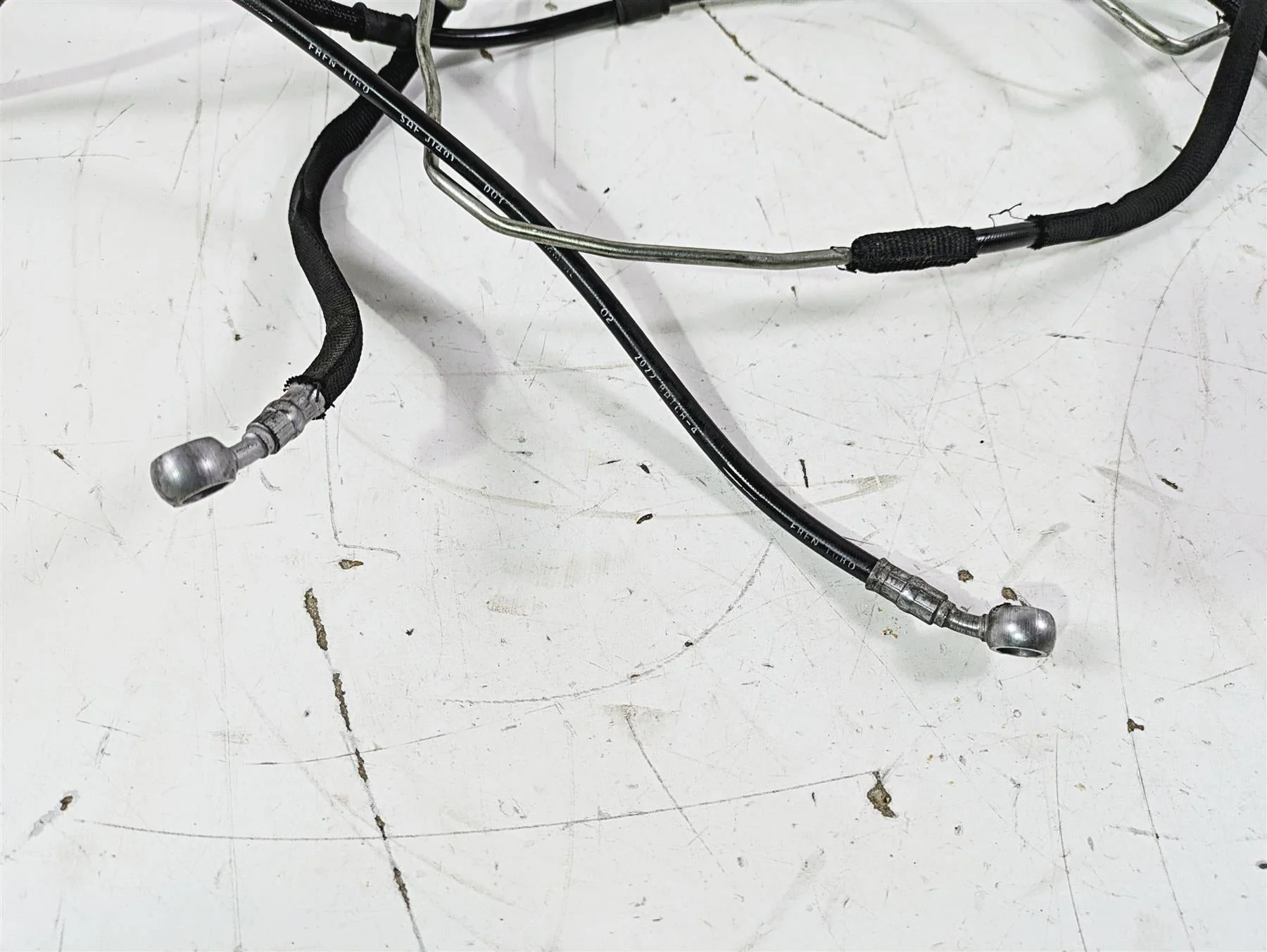 2017 Ducati Monster 1200 S Rear Abs Brake Line Set 61910871B 61910481C - Image 11