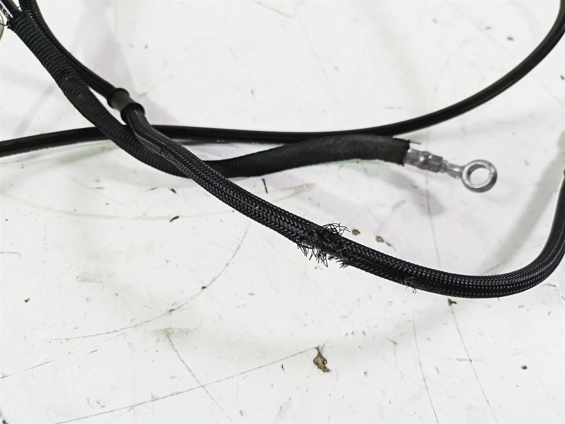 2017 Ducati Monster 1200 S Rear Abs Brake Line Set 61910871B 61910481C - Image 3