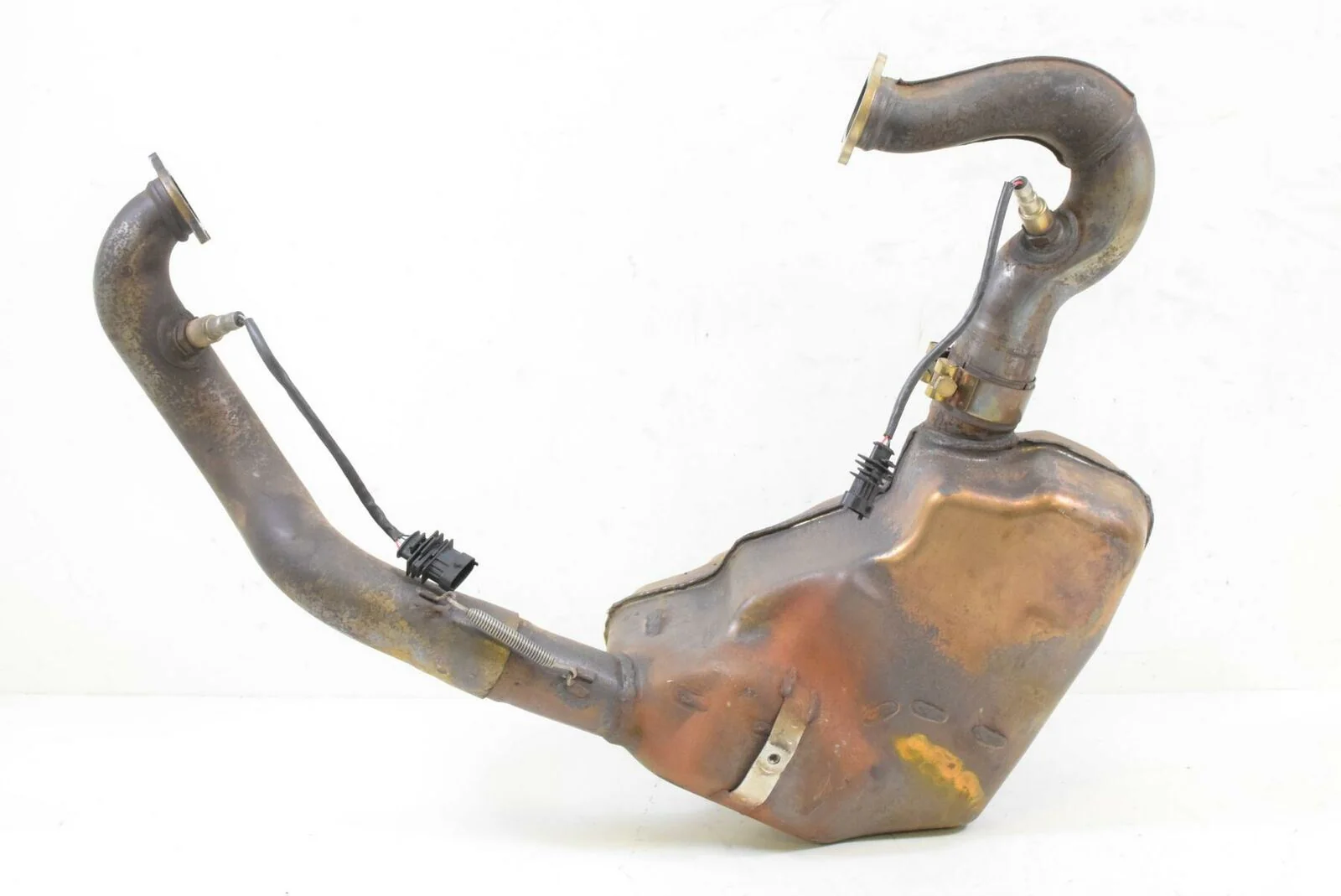 2017 Ducati Multistrada 1200 ABS Exhaust Header Silencer Chamber 57313693B - Image 3