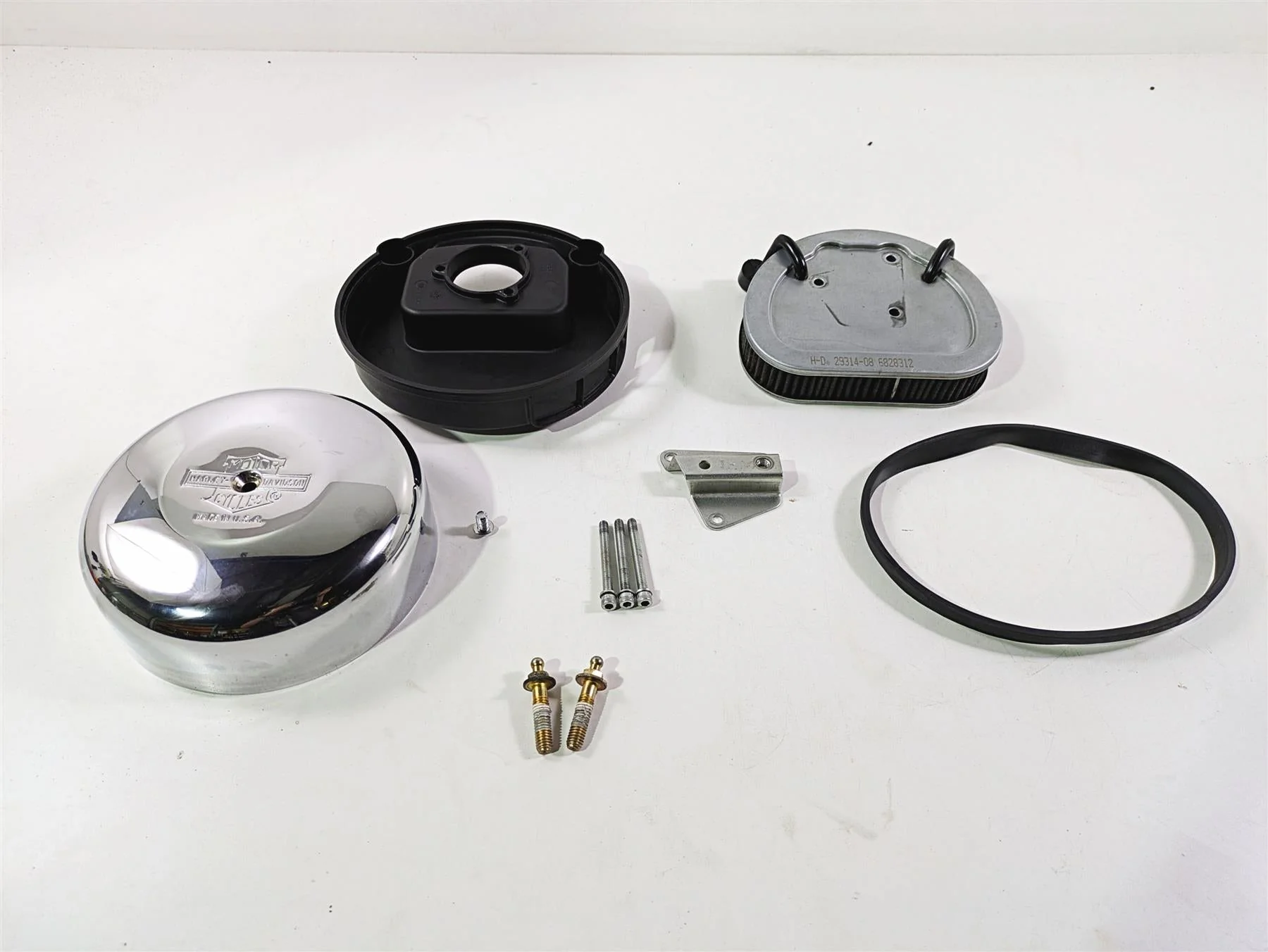 2017 Harley Dyna FXDB Street Bob Air Cleaner Breather Filter Set 29347-08