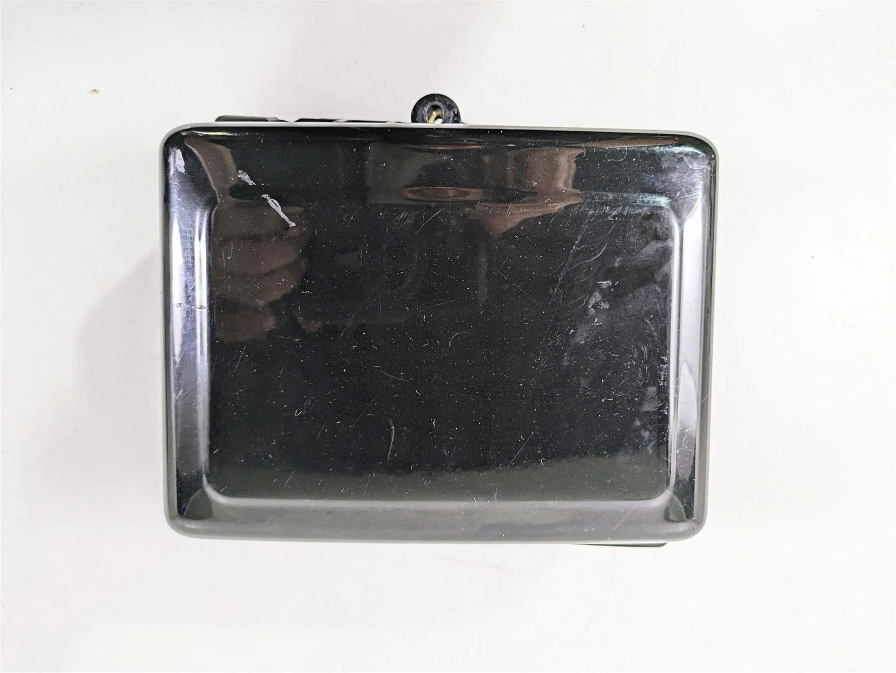 2017 Harley Dyna FXDB Street Bob Battery Carrier Tray Stay & Cover 70379-06B - Image 5