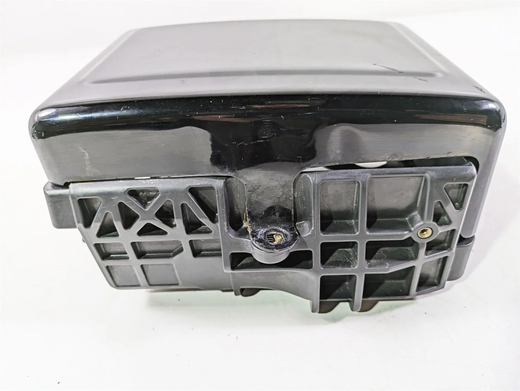 2017 Harley Dyna FXDB Street Bob Battery Carrier Tray Stay & Cover 70379-06B - Image 6