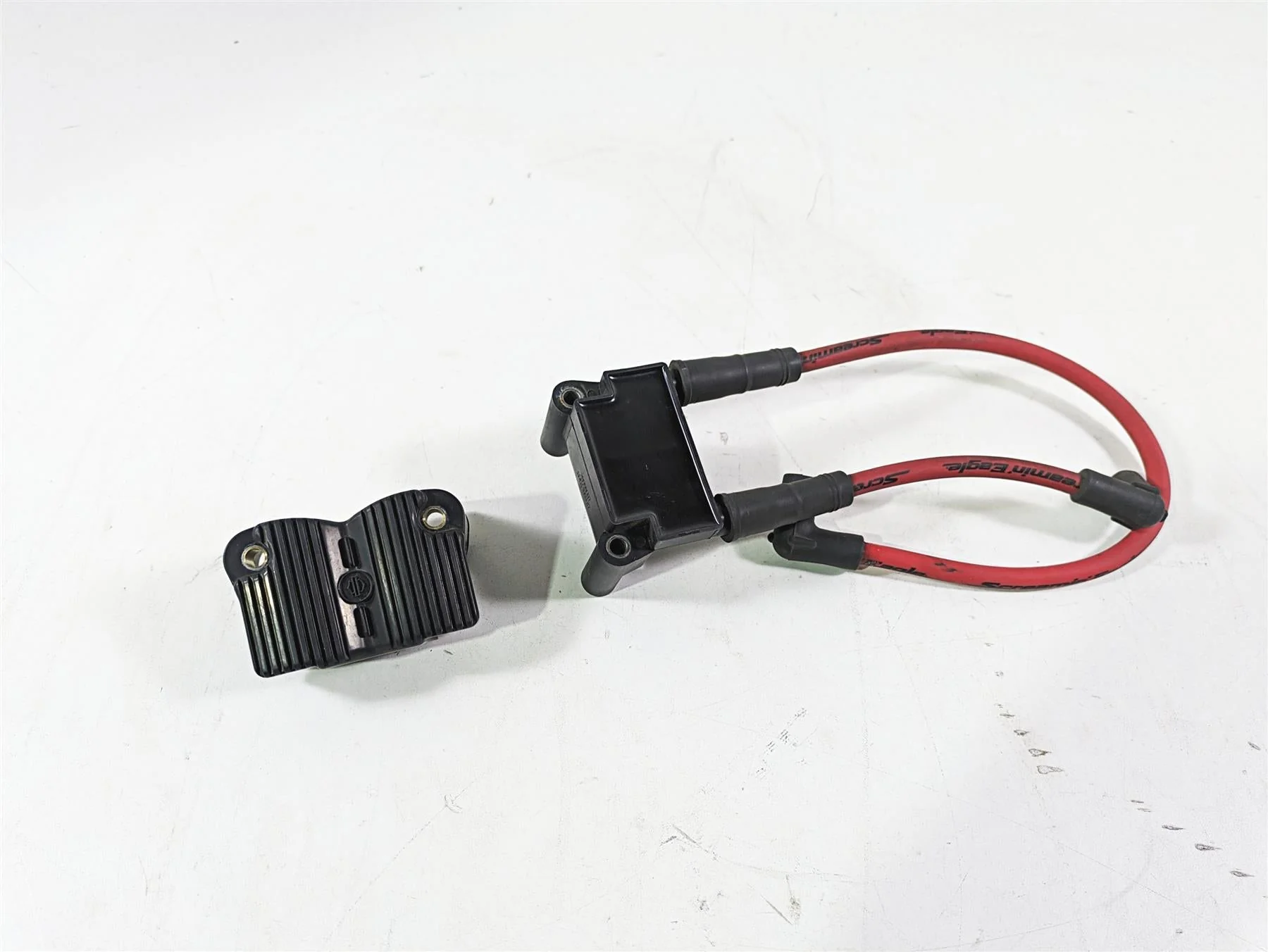 2017 Harley Dyna FXDB Street Bob Delphi Ignition Coil Wires Plug Set 31696-07A