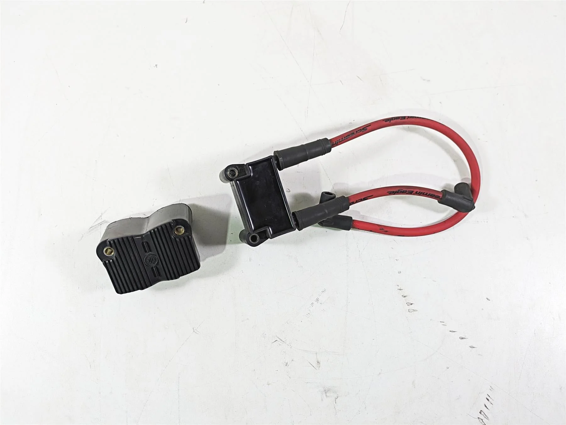 2017 Harley Dyna FXDB Street Bob Delphi Ignition Coil Wires Plug Set 31696-07A - Image 4