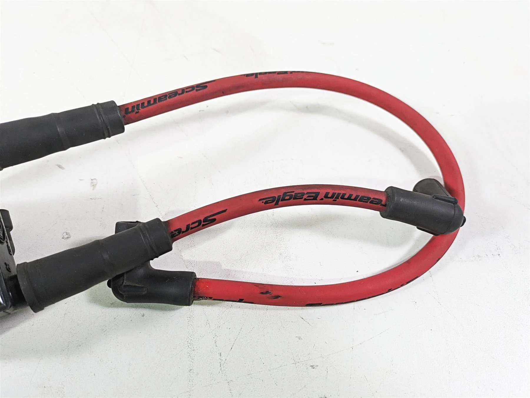 2017 Harley Dyna FXDB Street Bob Delphi Ignition Coil Wires Plug Set 31696-07A - Image 6
