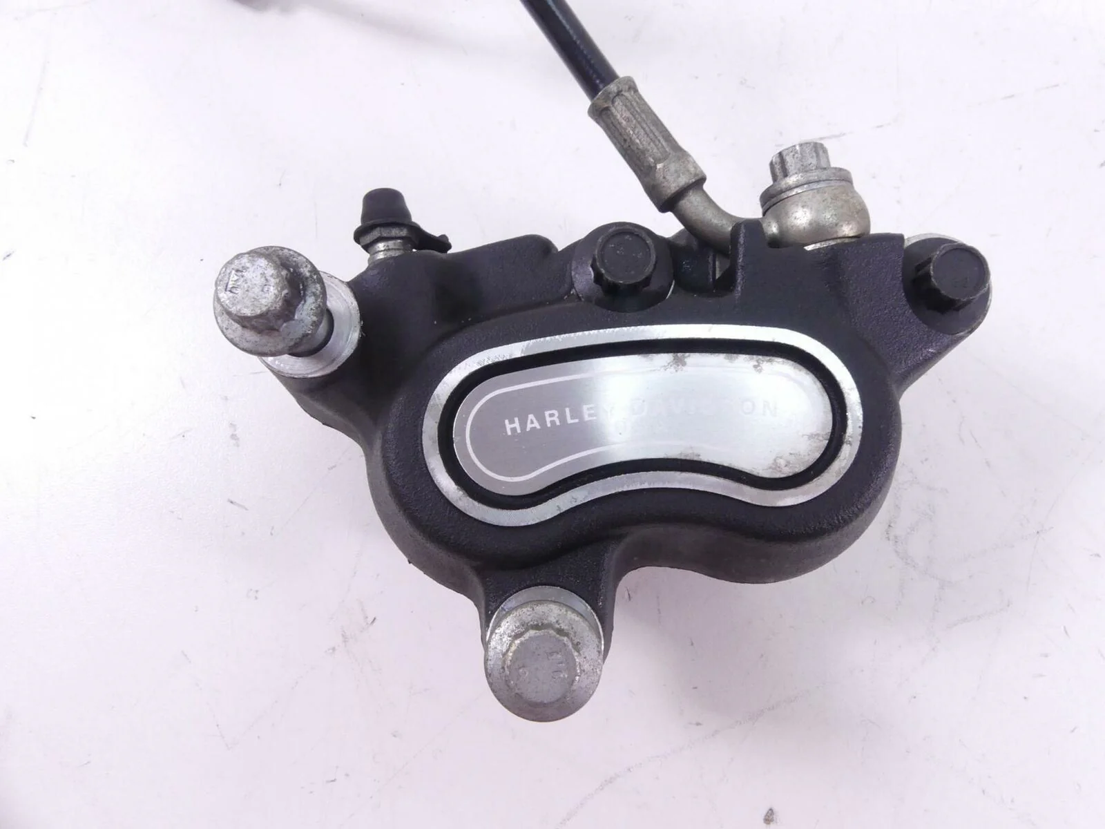 2017 Harley Dyna FXDB Street Bob Front Brake Caliper & Line 41300001 - Image 4