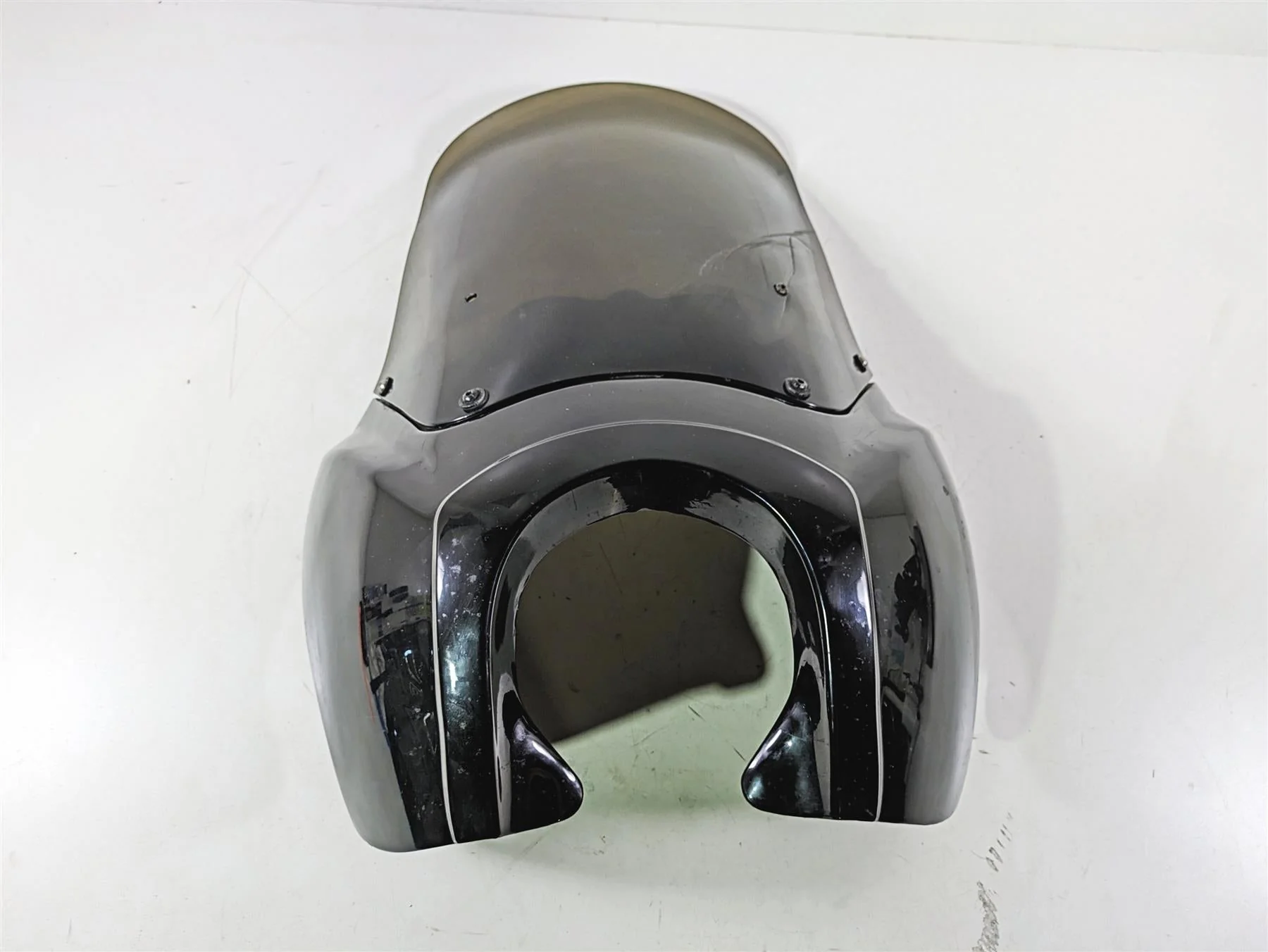 2017 Harley Dyna FXDB Street Bob Front Fairing Windshield Set -READ - Image 10