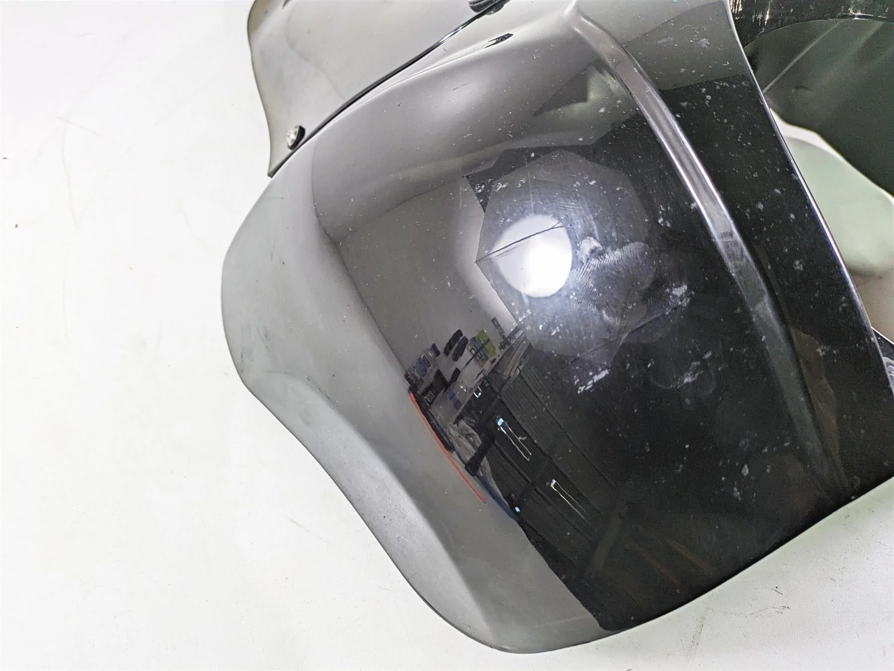 2017 Harley Dyna FXDB Street Bob Front Fairing Windshield Set -READ - Image 4