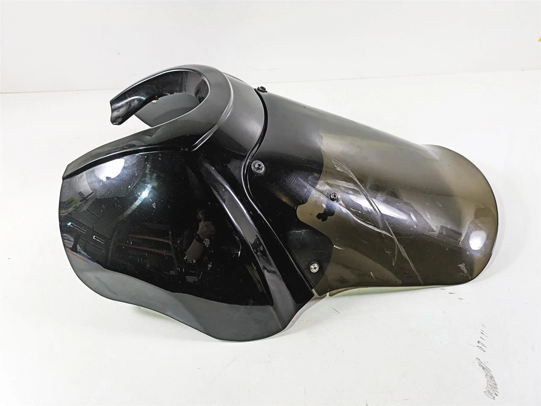 2017 Harley Dyna FXDB Street Bob Front Fairing Windshield Set -READ - Image 5