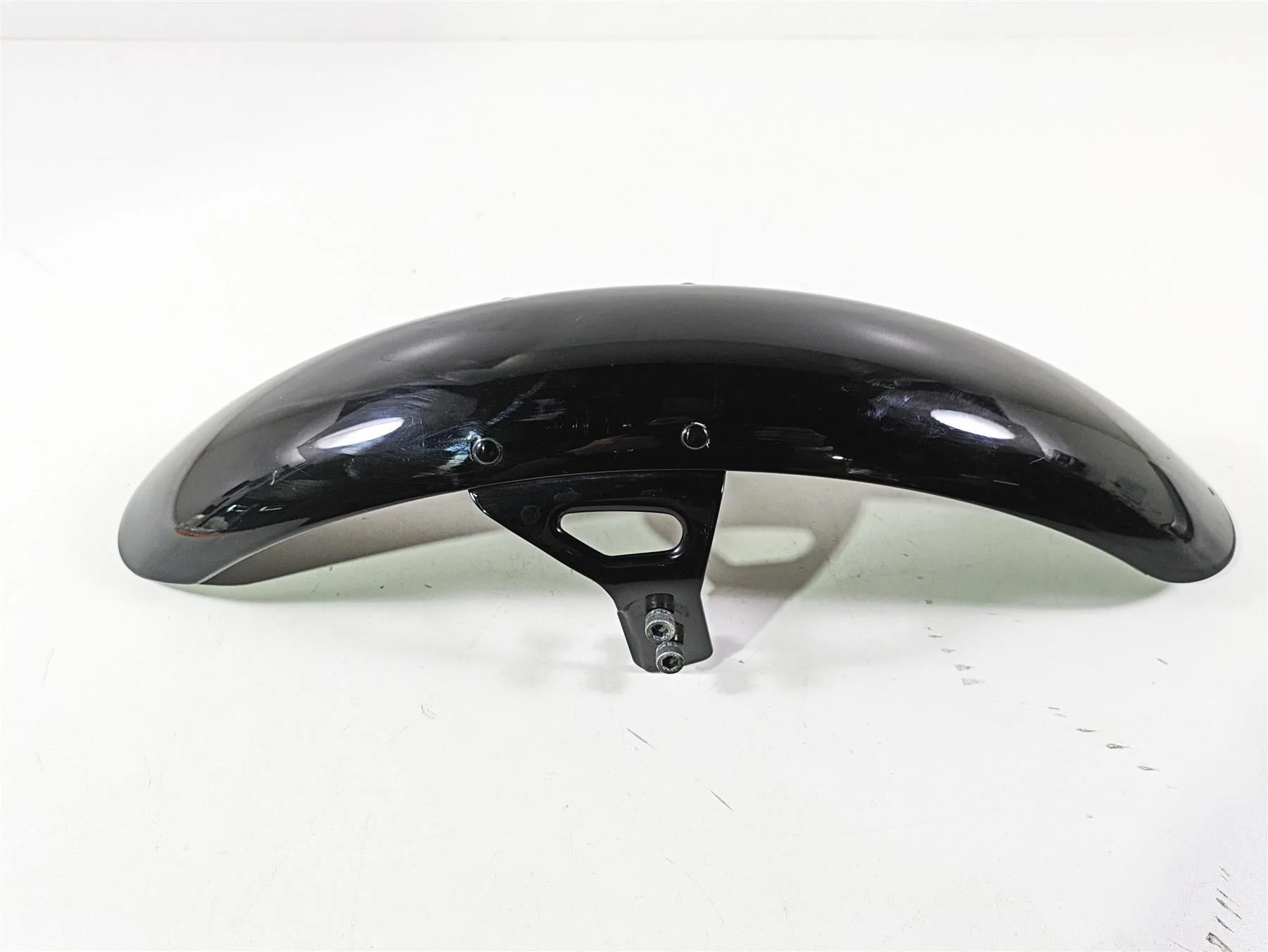 2017 Harley Dyna FXDB Street Bob Front Fender Vivid Black 60139-06B - Image 3