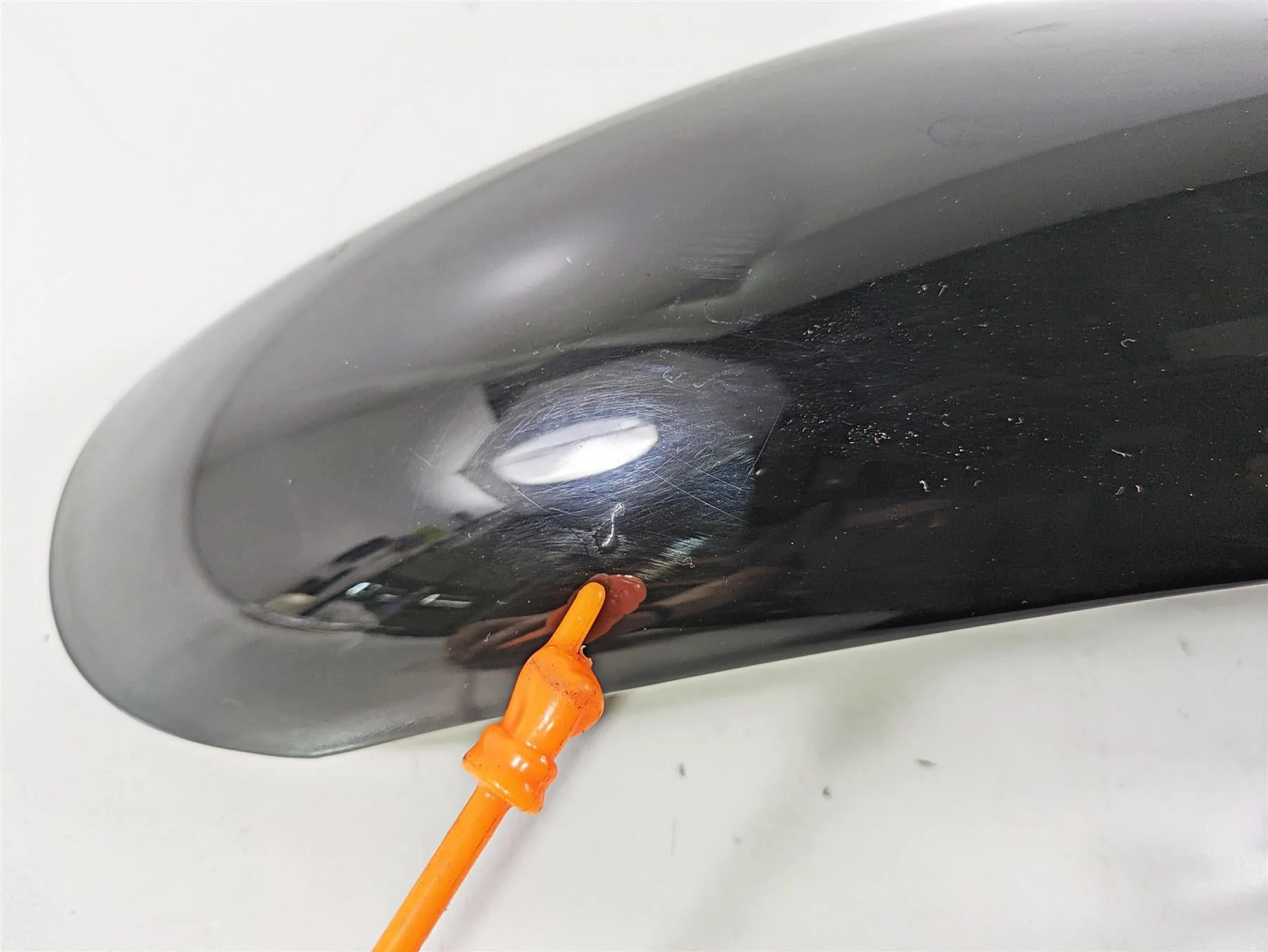 2017 Harley Dyna FXDB Street Bob Front Fender Vivid Black 60139-06B - Image 8
