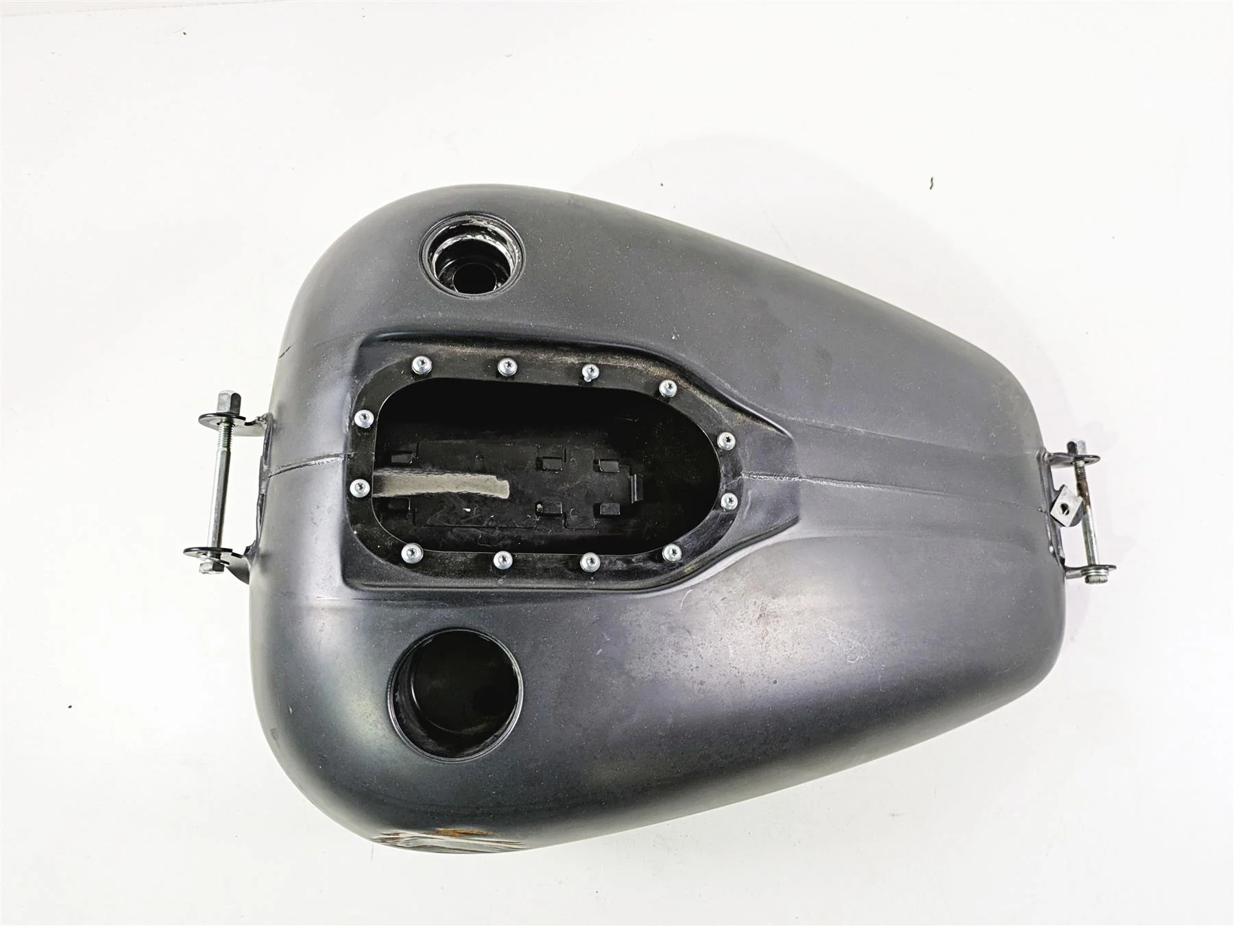 2017 Harley Dyna FXDB Street Bob Fuel Gas Petrol Tank Black Denim -Read 61000707 - Image 5