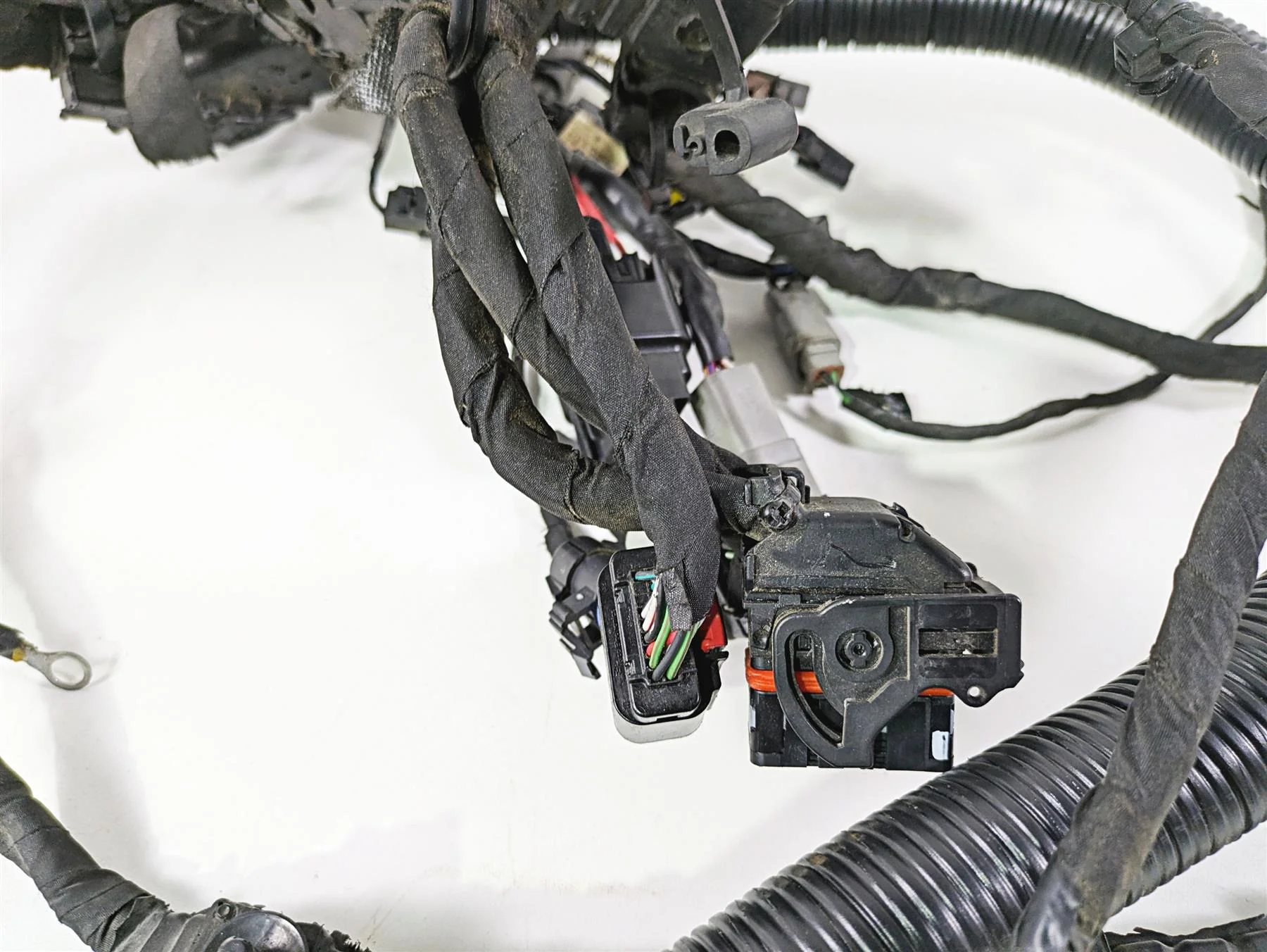 2017 Harley Dyna FXDB Street Bob Main Wiring Harness Loom Non Abs 71072-12A - Image 4