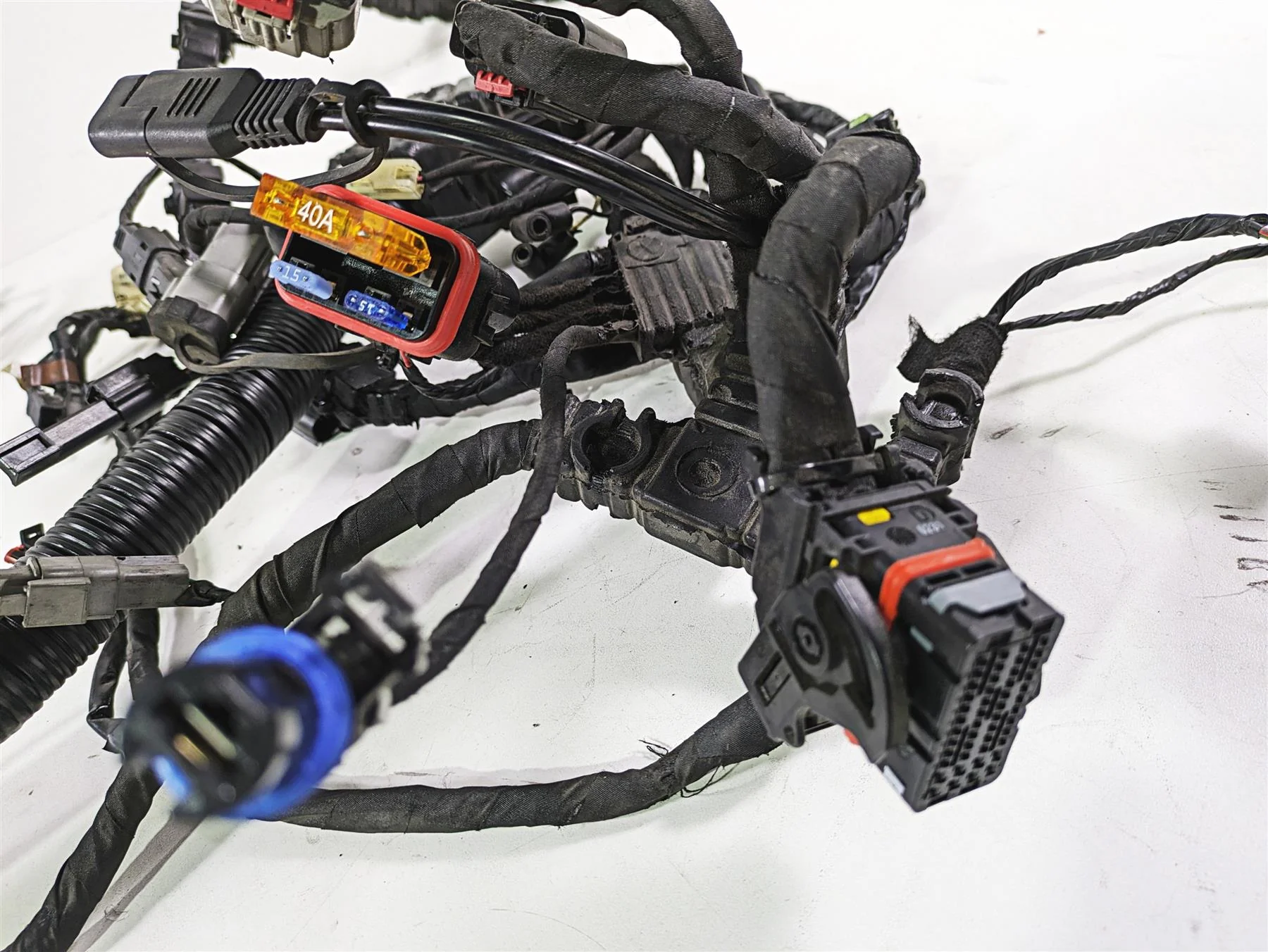 2017 Harley Dyna FXDB Street Bob Main Wiring Harness Loom - NON Abs 71072-12A - Image 11