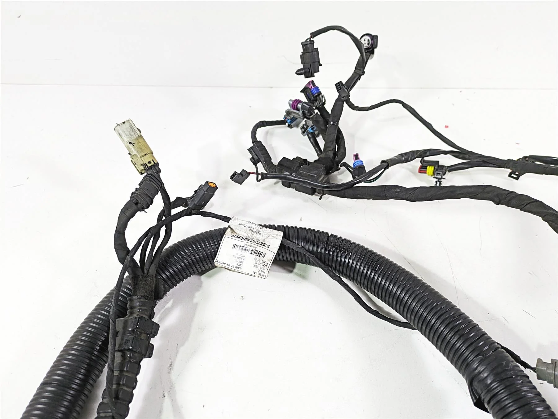 2017 Harley Dyna FXDB Street Bob Main Wiring Harness Loom - NON Abs 71072-12A - Image 9