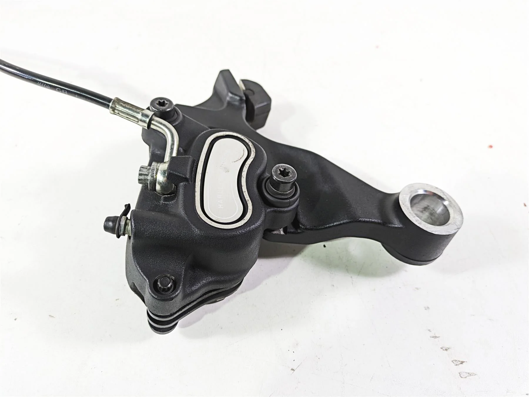 2017 Harley Dyna FXDB Street Bob Rear Brake Caliper & Bracket 40908-08 - Image 5