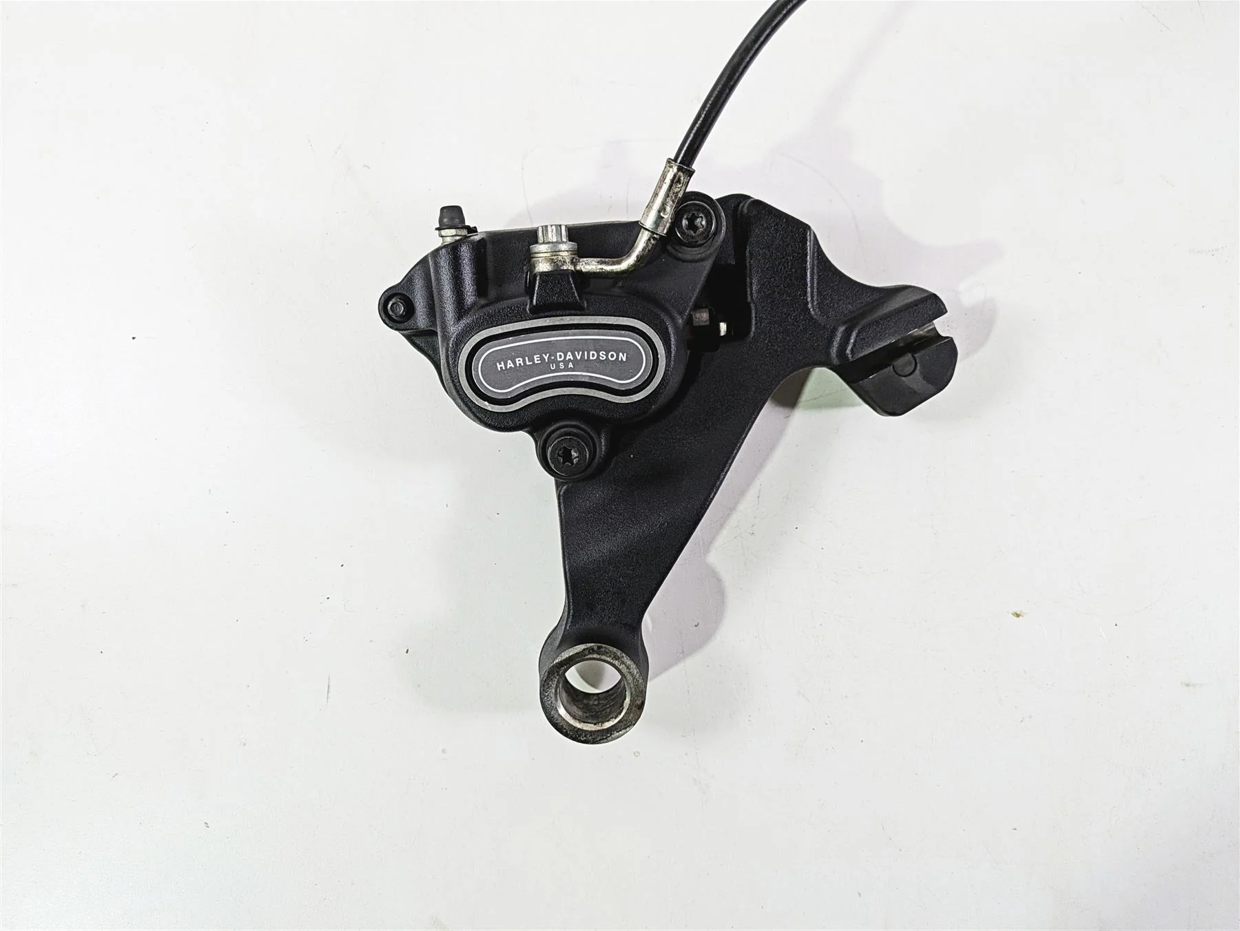 2017 Harley Dyna FXDB Street Bob Rear Brake Caliper + Mount 40908-08 - Image 5