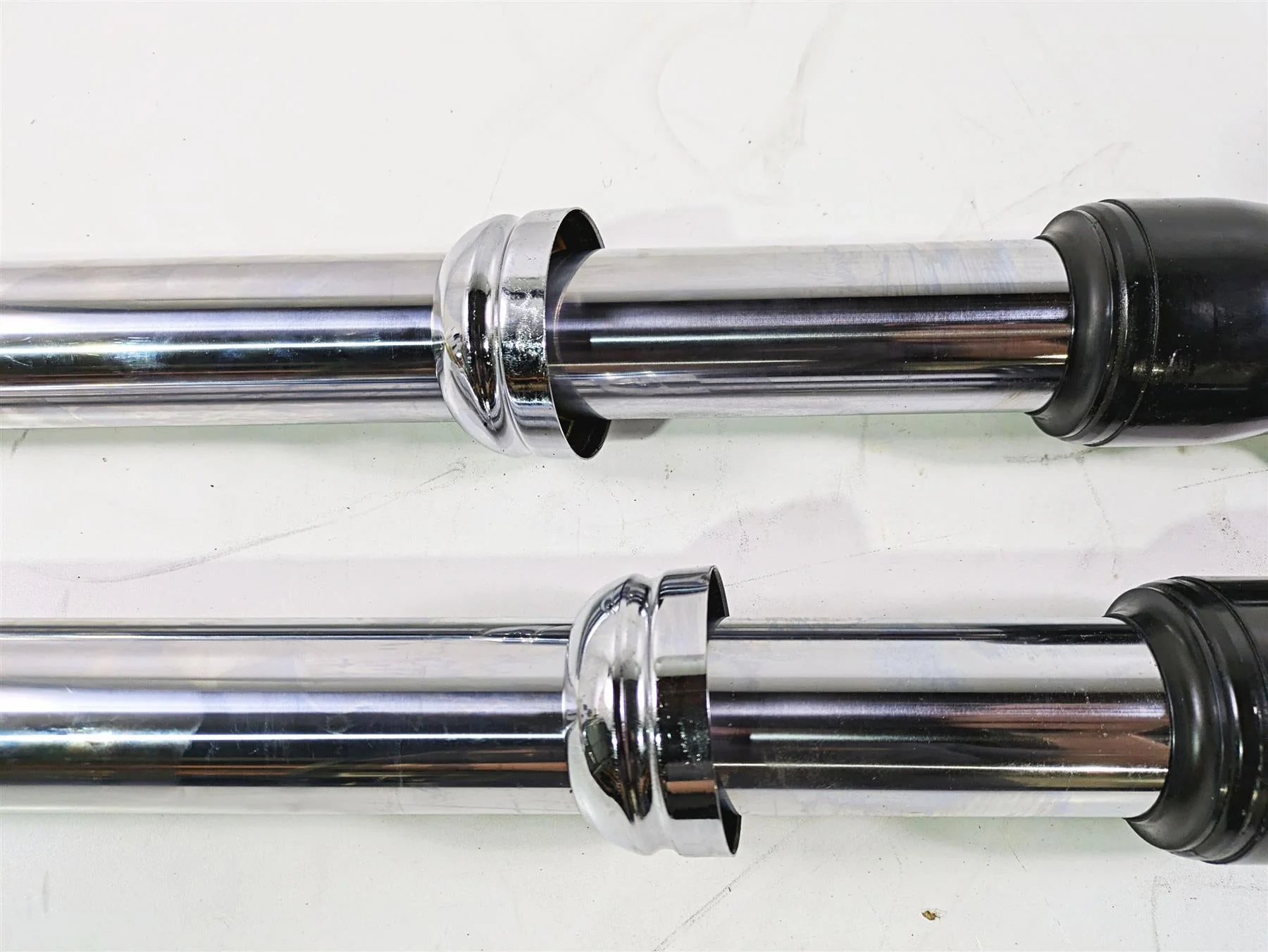 2017 Harley Dyna FXDB Street Bob Straight 49mm Front Fork Leg Set 45400034 - Image 11