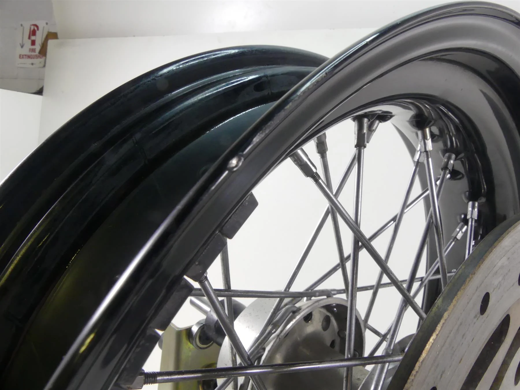 2017 Harley Dyna FXDB Street Bob Straight Rear Wheel Rim 17x4.5 -Read 41430-09 - Image 9