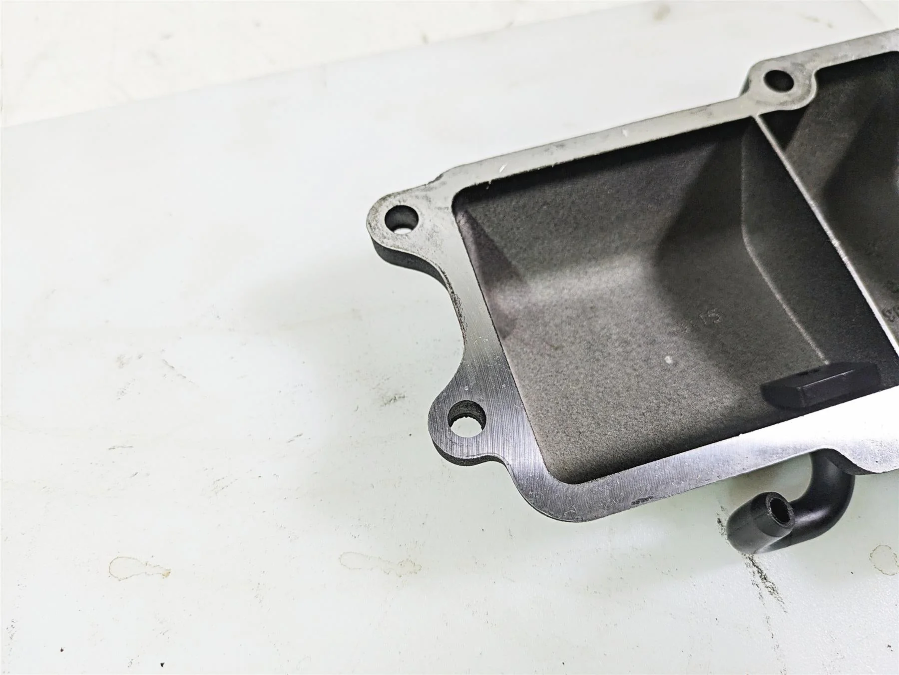 2017 Harley Dyna FXDB Street Bob Upper Wrinkle Black Transmission Cover 34471-06A - Image 11