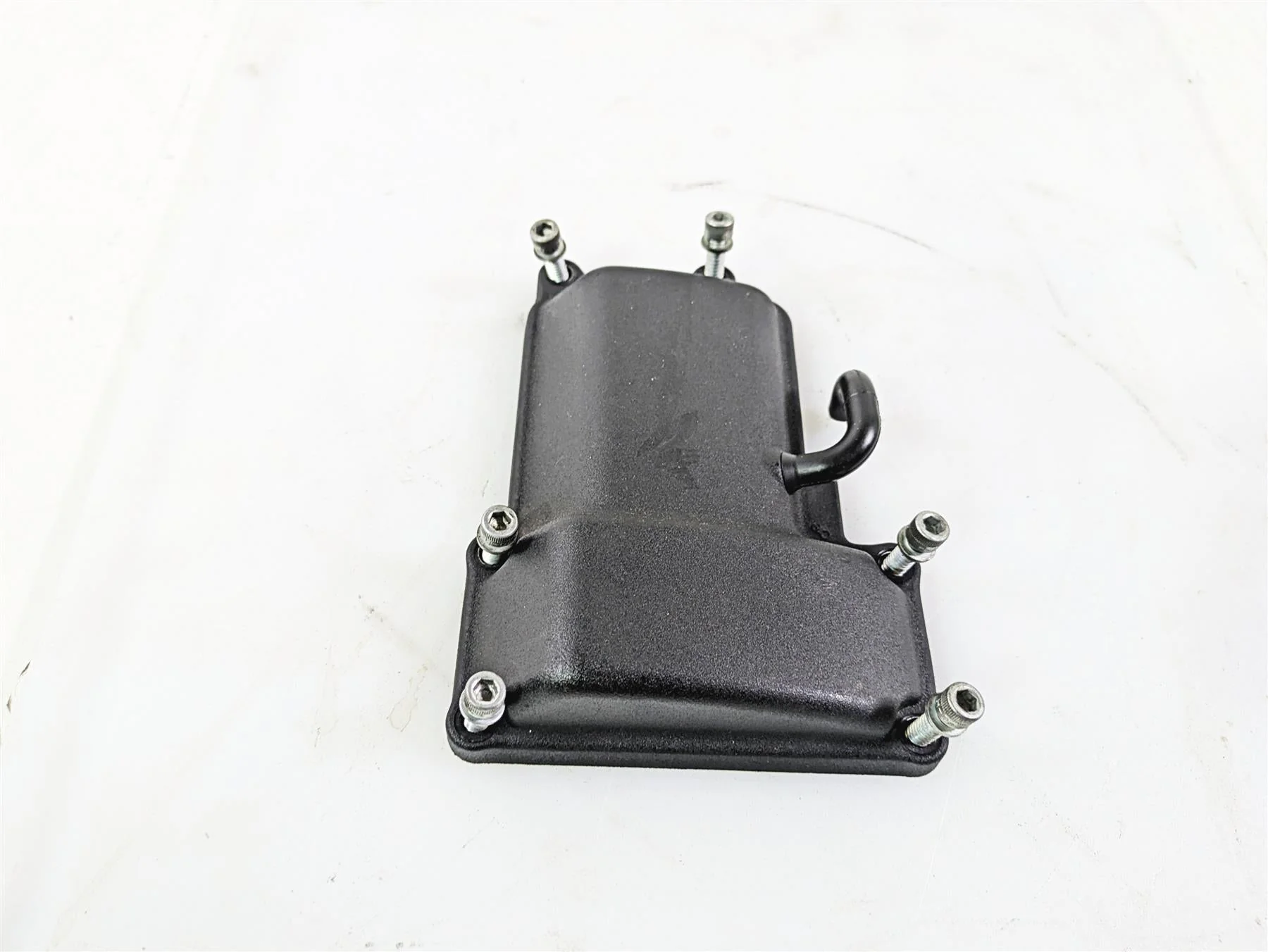 2017 Harley Dyna FXDB Street Bob Upper Wrinkle Black Transmission Cover 34471-06A - Image 2
