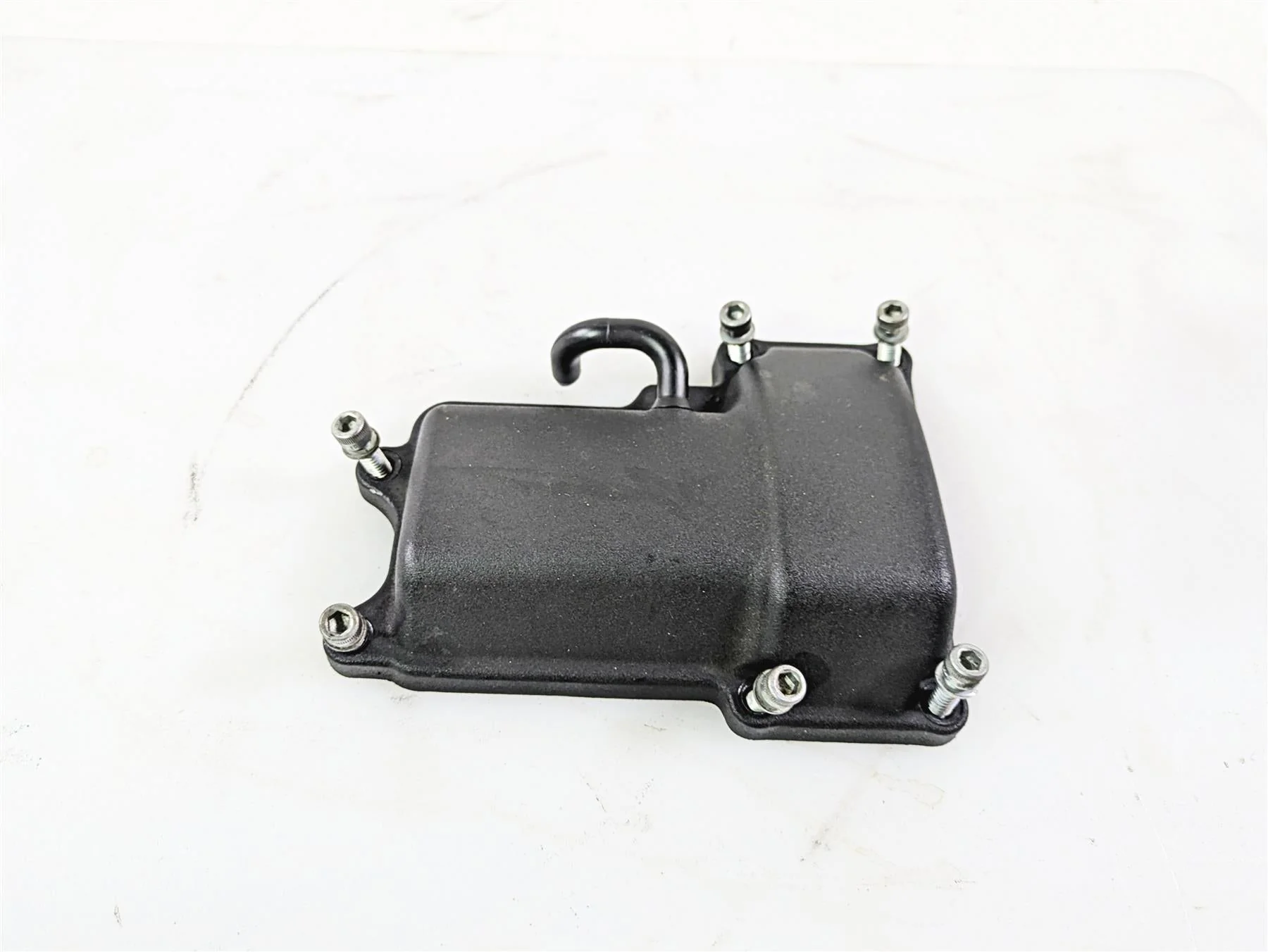 2017 Harley Dyna FXDB Street Bob Upper Wrinkle Black Transmission Cover 34471-06A - Image 3