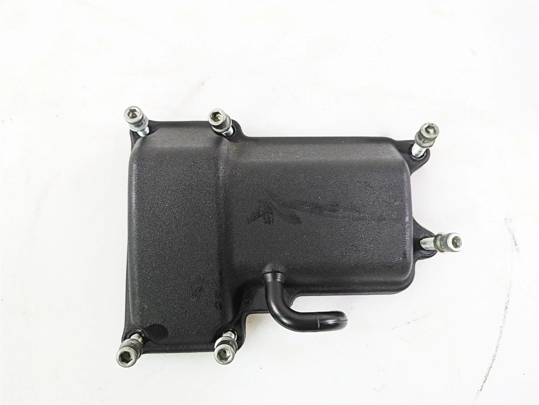 2017 Harley Dyna FXDB Street Bob Upper Wrinkle Black Transmission Cover 34471-06A - Image 5