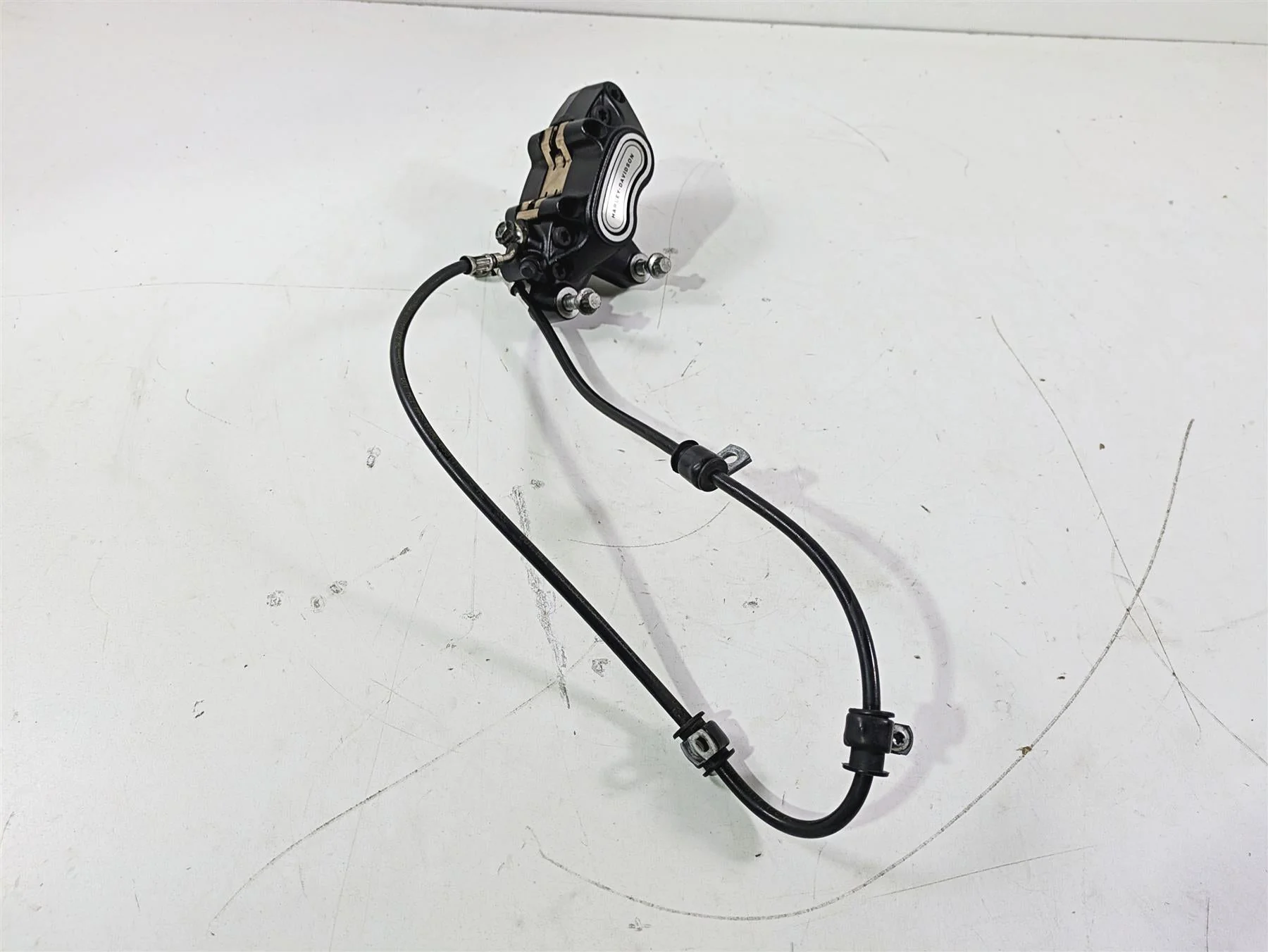 2017 Harley FLS Softail Slim Front Brake Caliper + Line Hose 41300095 - Image 12