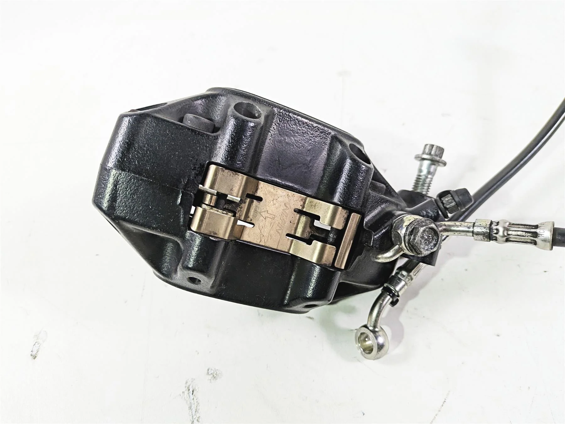 2017 Harley FLS Softail Slim Front Brake Caliper + Line Hose 41300095 - Image 5
