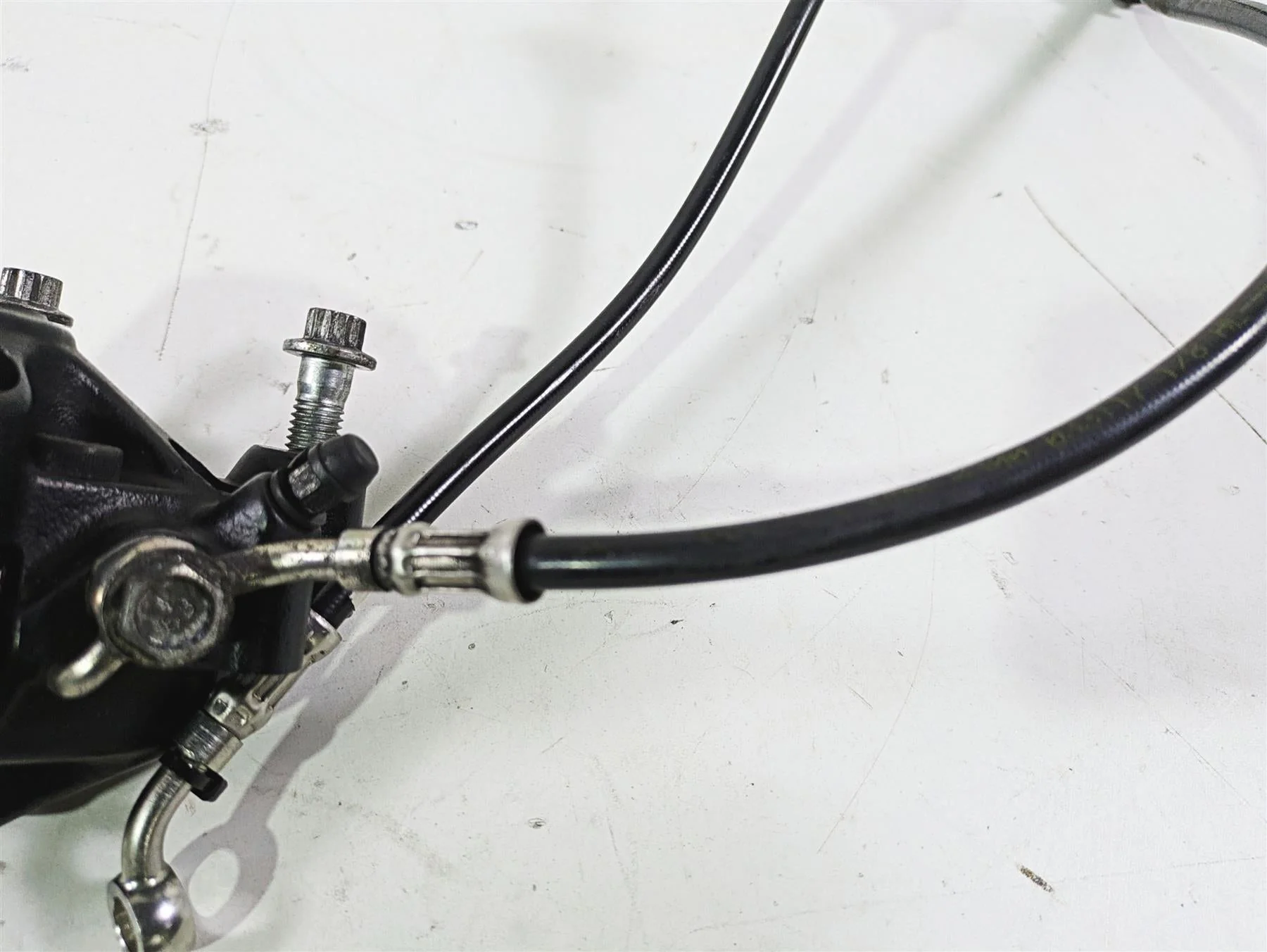 2017 Harley FLS Softail Slim Front Brake Caliper + Line Hose 41300095 - Image 7
