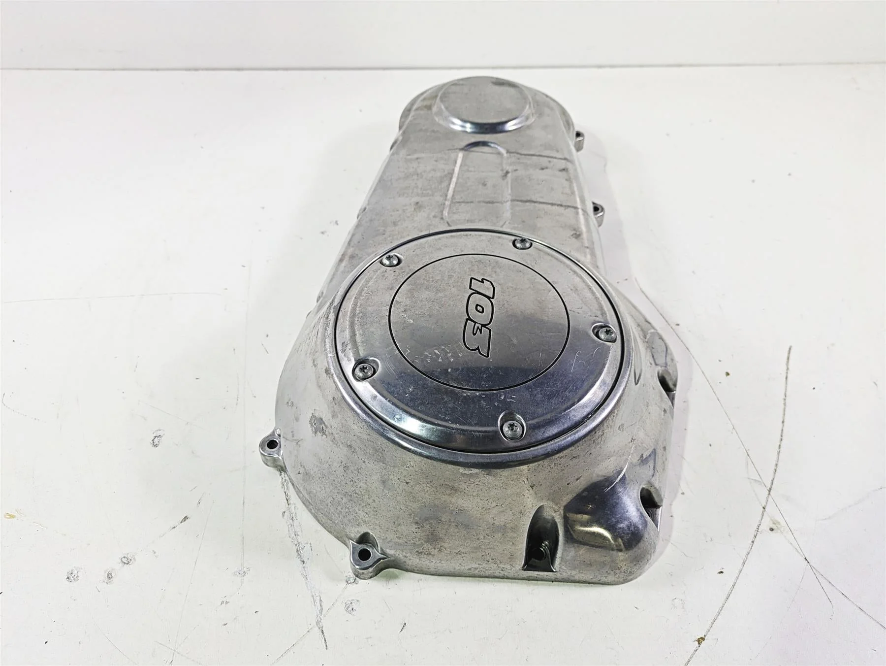 2017 Harley FLS Softail Slim Outer Primary Drive Clutch Cover 60784-06A - Image 3