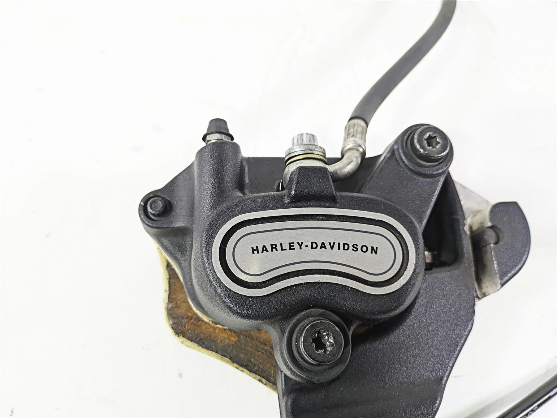 2017 Harley FLS Softail Slim Rear Brake Caliper 25mm + Mount & Line  41300097 - Image 6