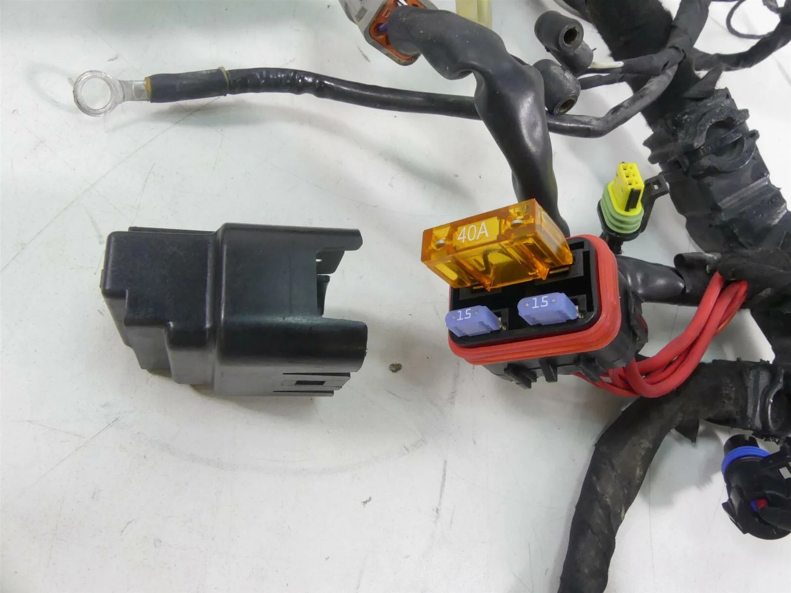2017 Harley FXDLS Dyna Low Rider Main Wiring Harness Loom - No Cuts 69201569A - Image 5