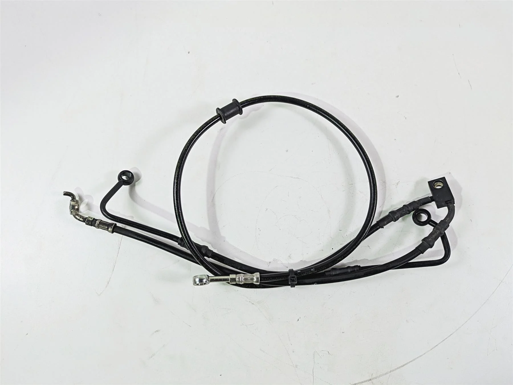 2017 Harley Softail Heritage Classic FLSTC Abs Front Brake Line Set 41800299 - Image 5