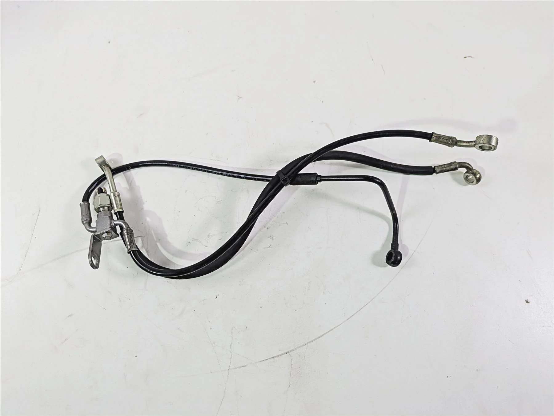 2017 Harley Softail Heritage Classic FLSTC Abs Rear Brake Line Set 43373-11A - Image 5