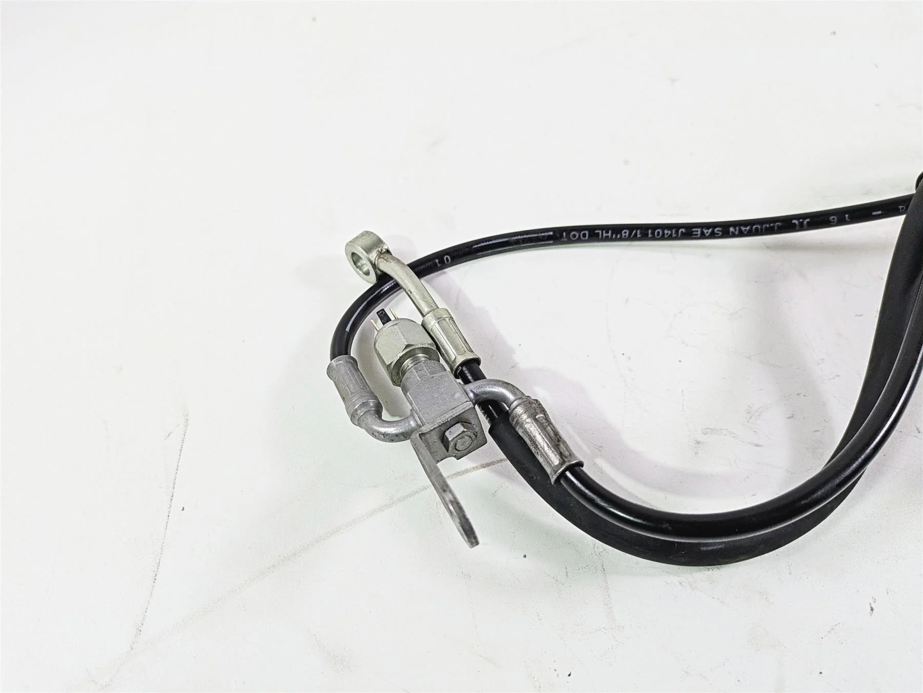 2017 Harley Softail Heritage Classic FLSTC Abs Rear Brake Line Set 43373-11A - Image 7
