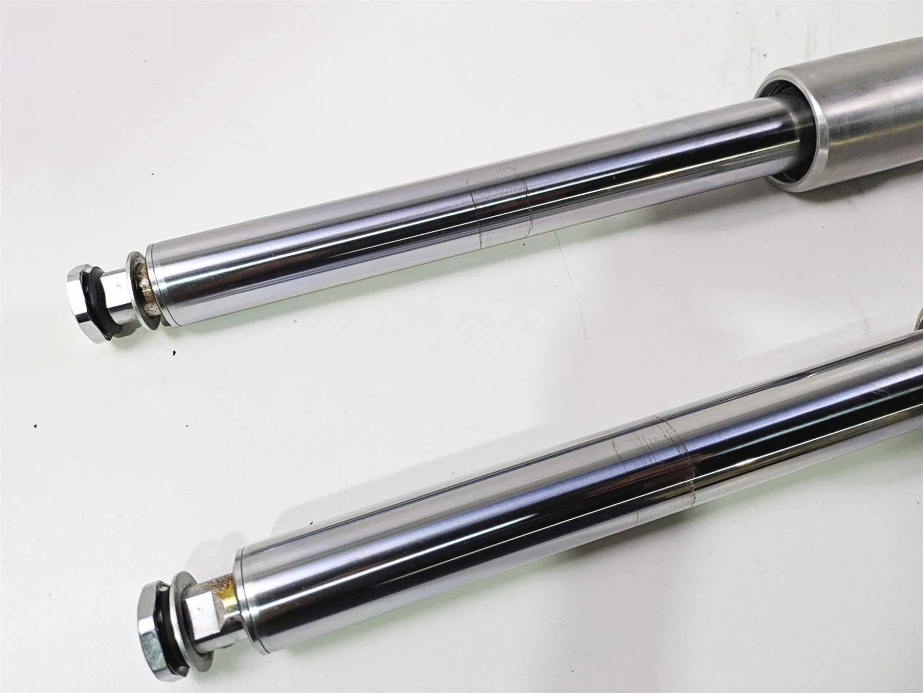 2017 Harley Softail Heritage Classic FLSTC Front Fork Leg Set 45915-08A 45916-07 - Image 12