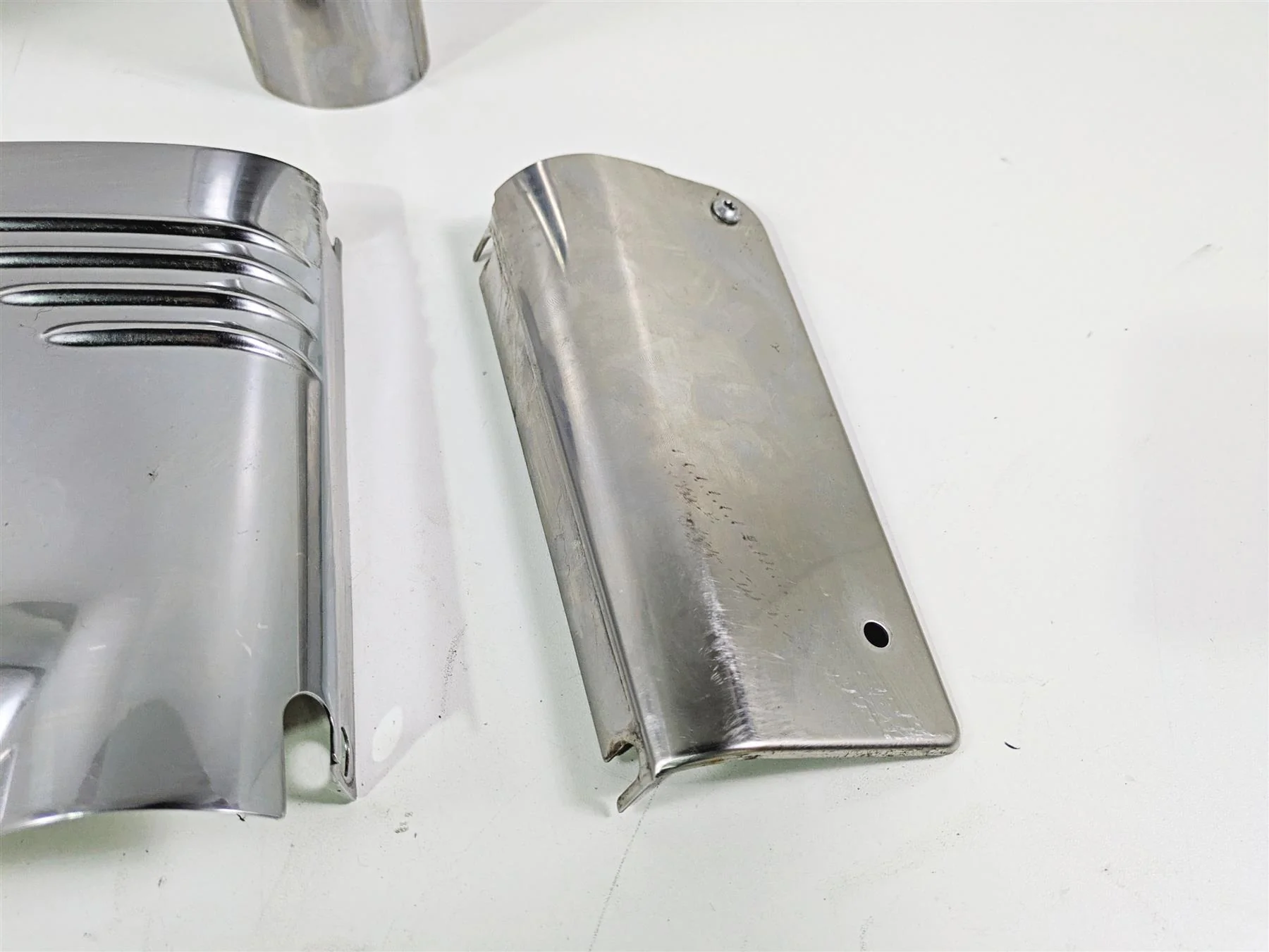 2017 Harley Softail Heritage Classic FLSTC Headlight & Fork Tube Covers 67830-09 - Image 7