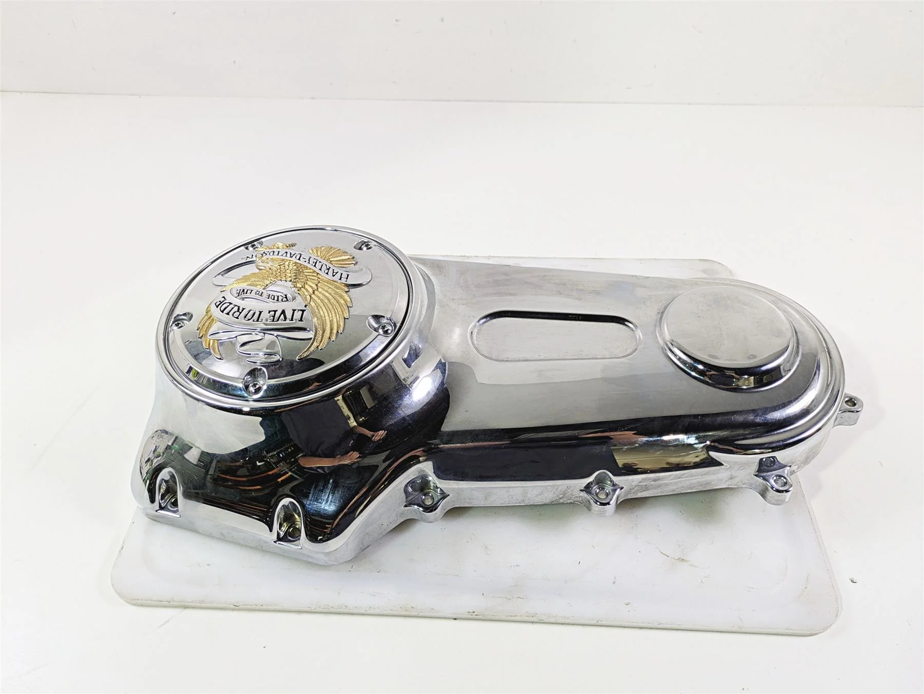 2017 Harley Softail Heritage Classic FLSTC Outer Primary Clutch Cover 60782-06A - Image 5