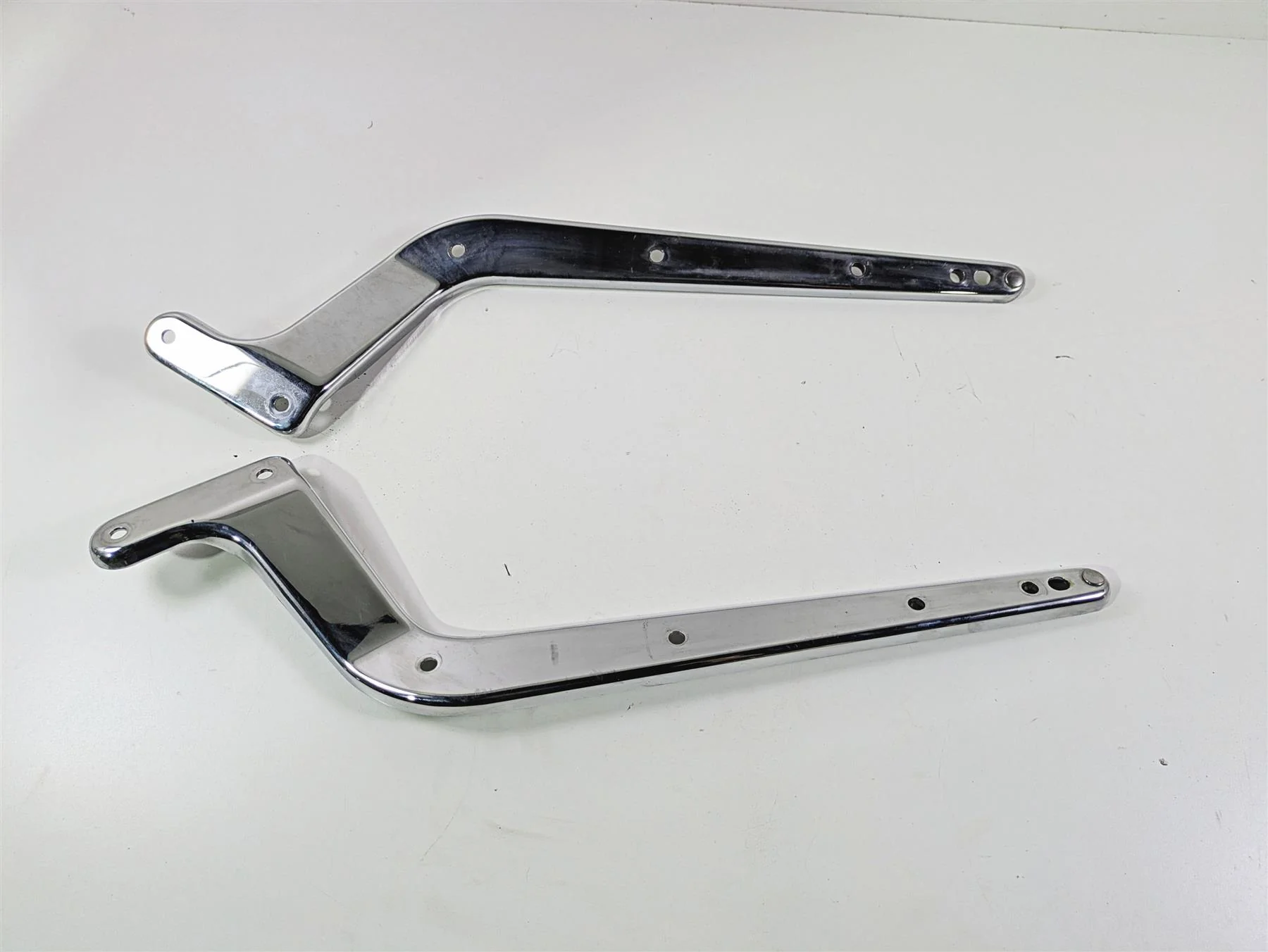 2017 Harley Softail Heritage Classic FLSTC Rear Chrome Braces Struts 59954-08 - Image 4