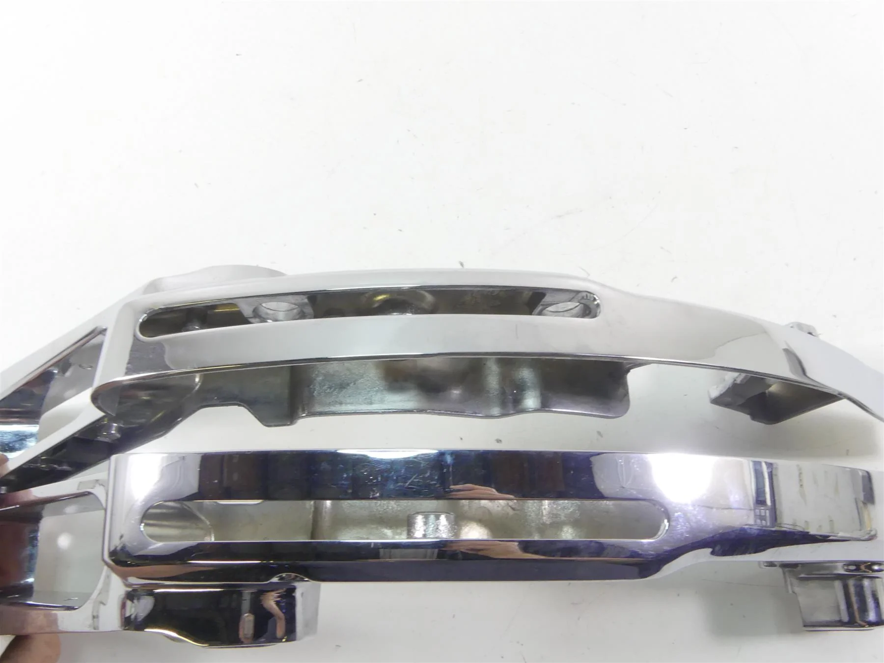2017 Harley Touring FLHTKL Electra Glide Chrome Saddlebag Holder Set 90200503 - Image 7