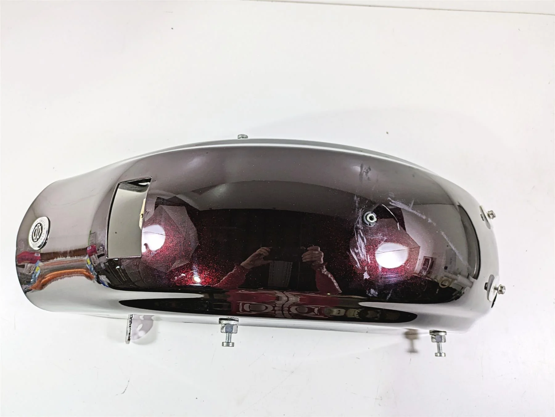 2017 Harley Touring FLHTKSE CVO E-Glide Rear Fender Black Garnet 59500369 - Image 5