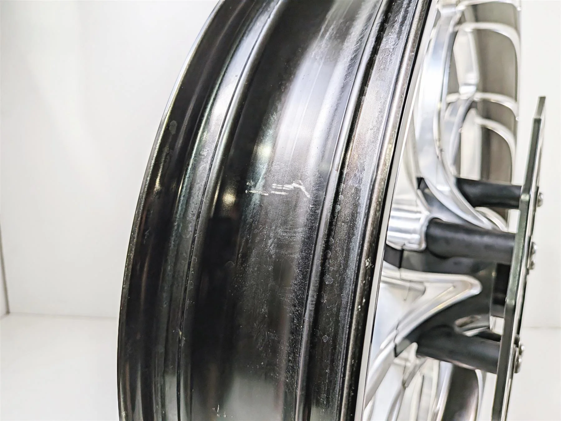 2017 Harley Touring FLHXS Street Glide Arlen Ness 21x3.5 Drift Front Wheel Rim & Rotors 71-568 - Image 11